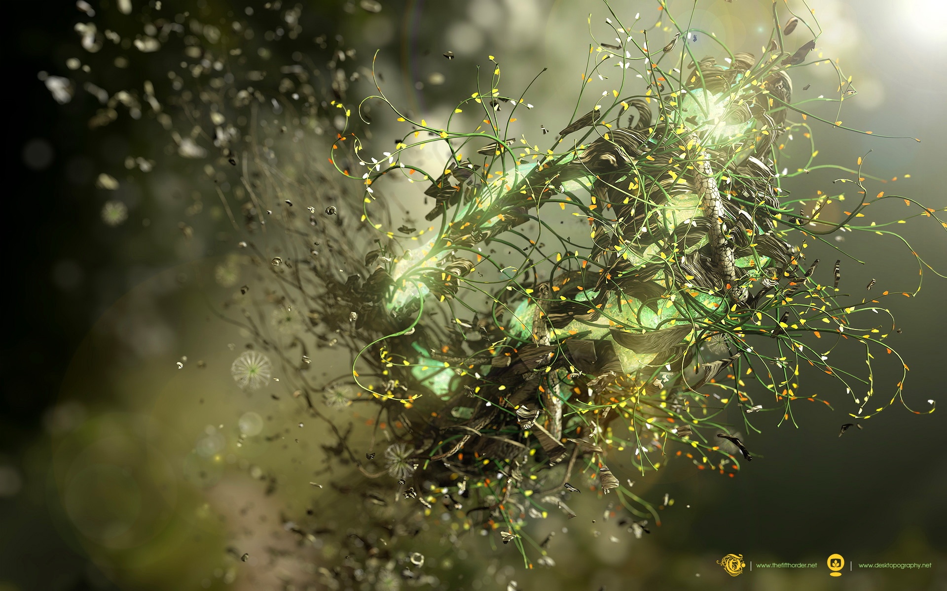 Desktopography,设计,炫彩,儿童桌面专用