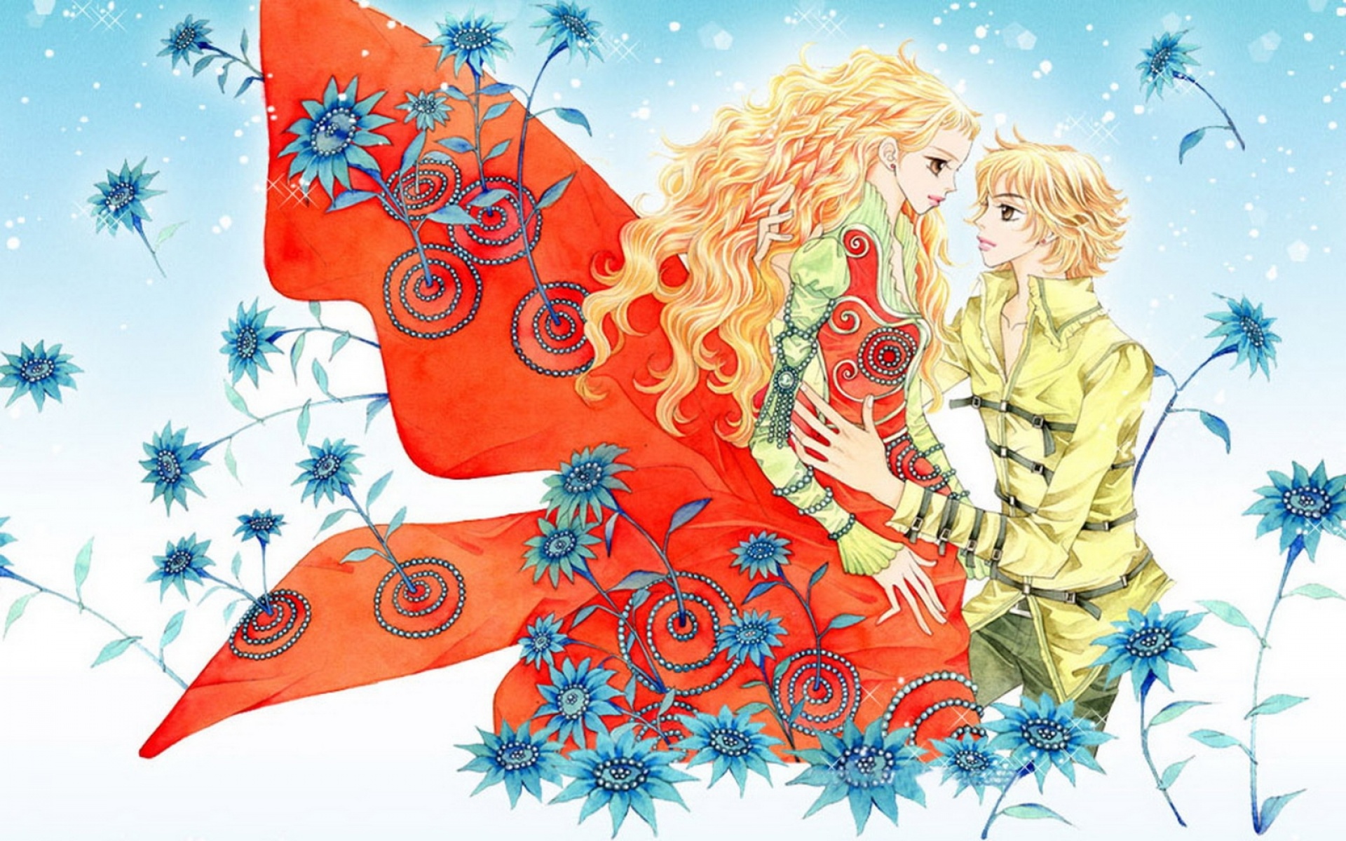 浪漫,情侣,手绘,精美,插画,2012Y十月30D,创意,设计,儿童桌面专用