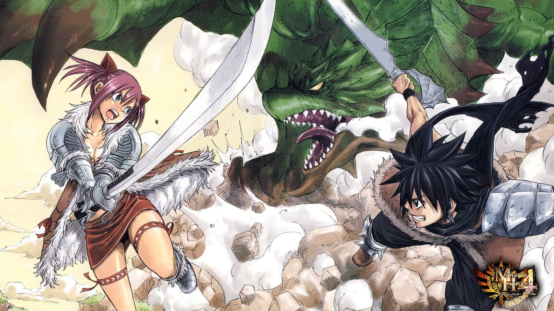 游戏,插画,场景,怪物猎人