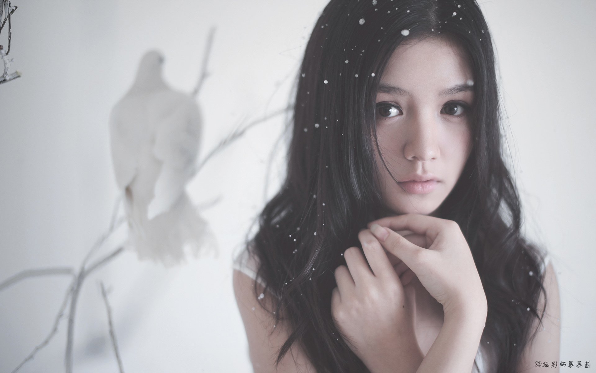 暴暴蓝,摄影,影像,姑娘,悲伤,美女,360宝贝