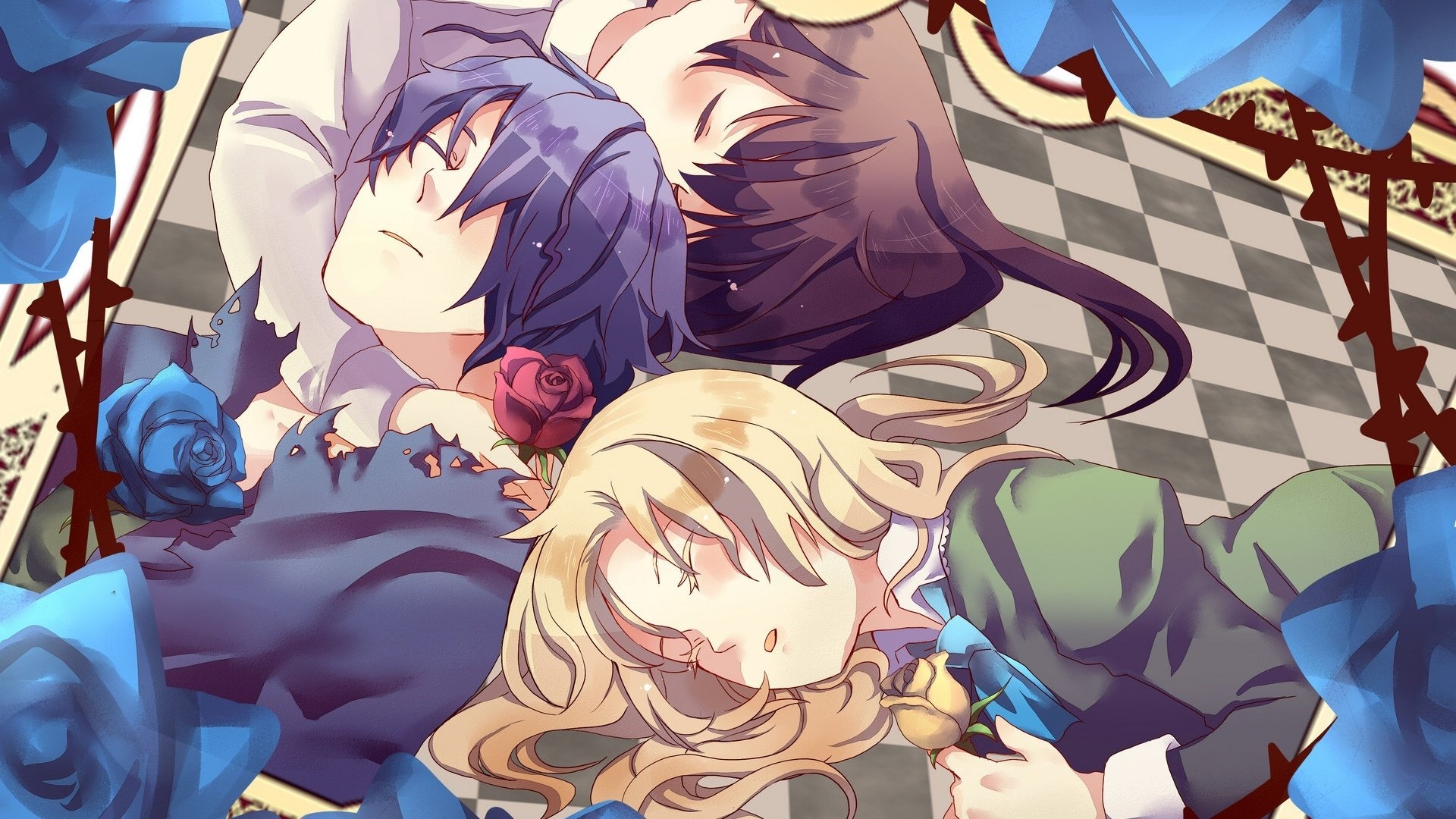 动漫,卡通,插画,手绘,恐怖美术馆,儿童桌面专用