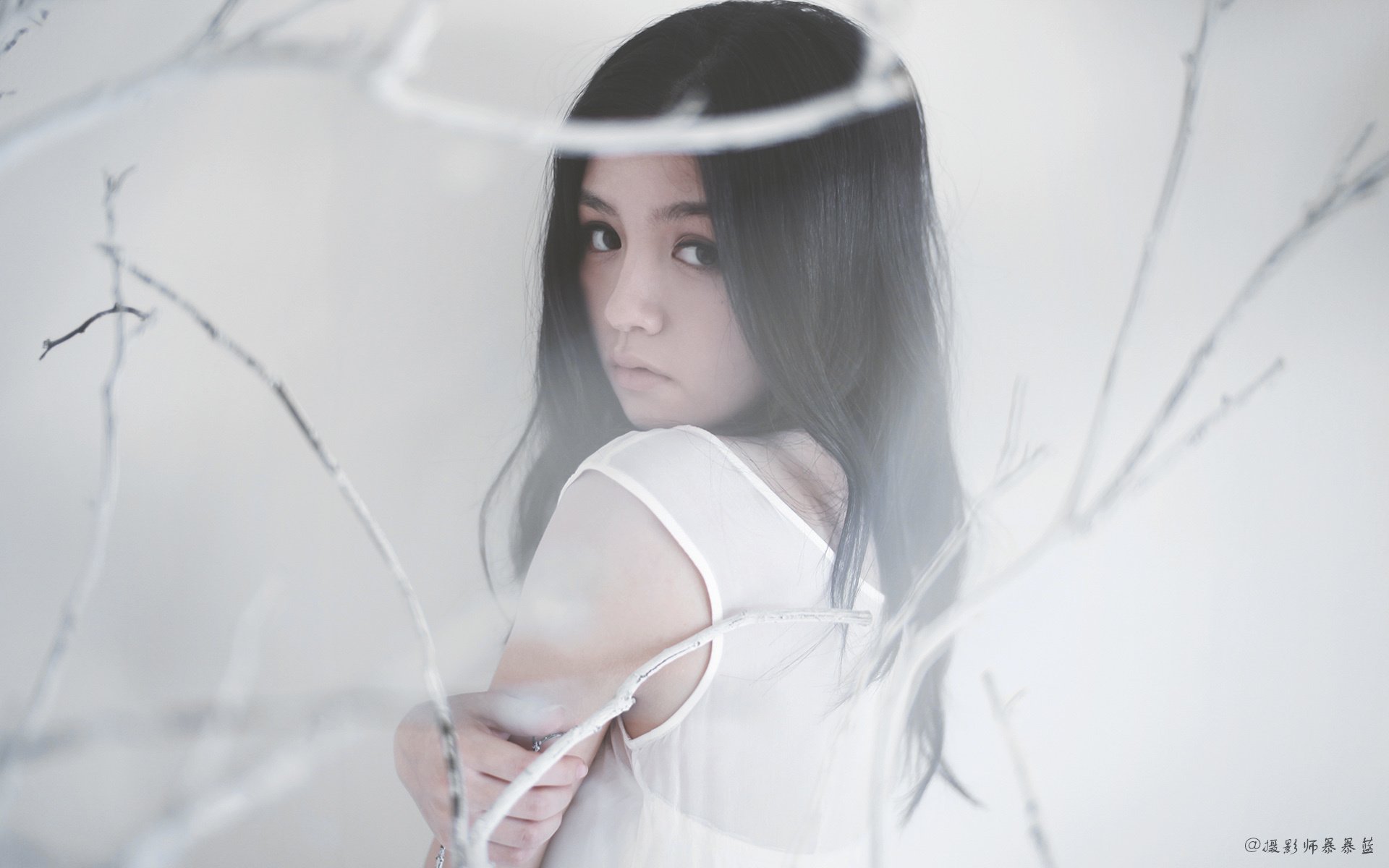 暴暴蓝,摄影,影像,姑娘,悲伤,美女,360宝贝