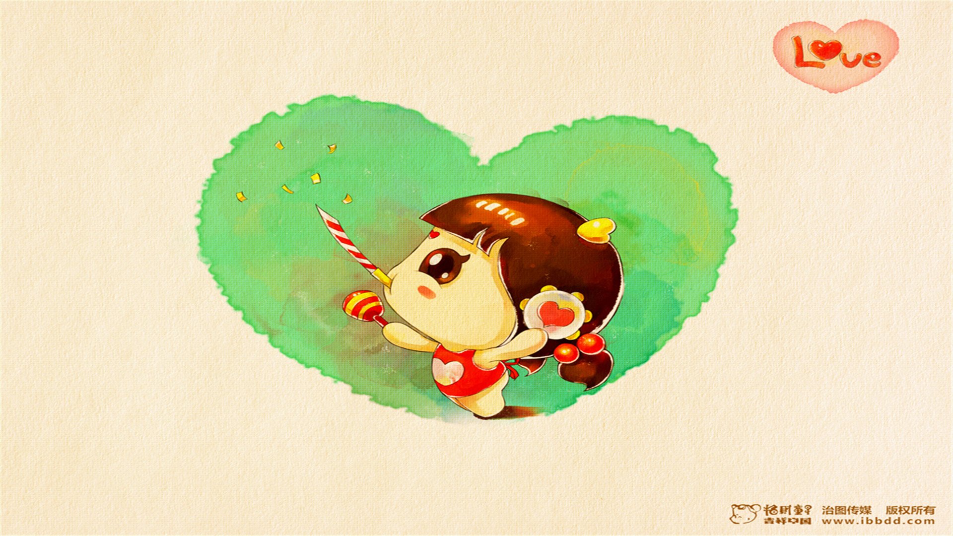 动漫,卡通,招财童子,独家首发,儿童桌面专用