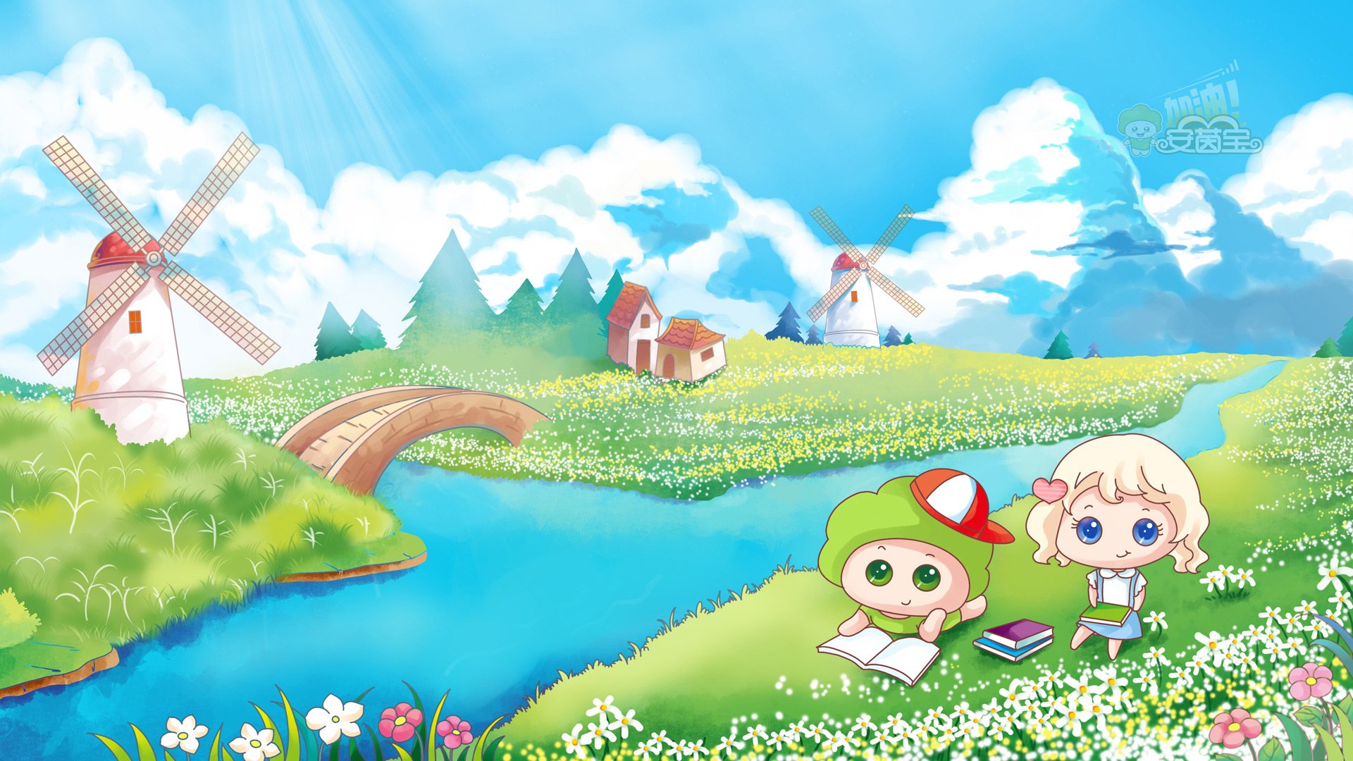 动漫,卡通,安茵宝,原创,独家首发,儿童桌面专用