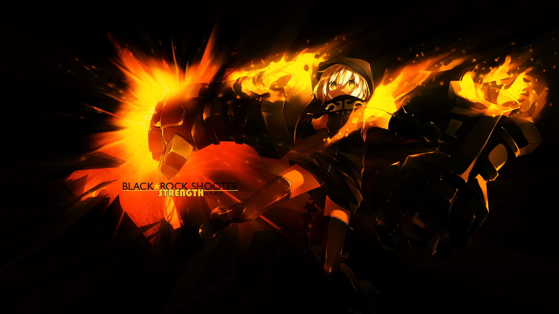 动漫,黑岩射手,儿童桌面专用