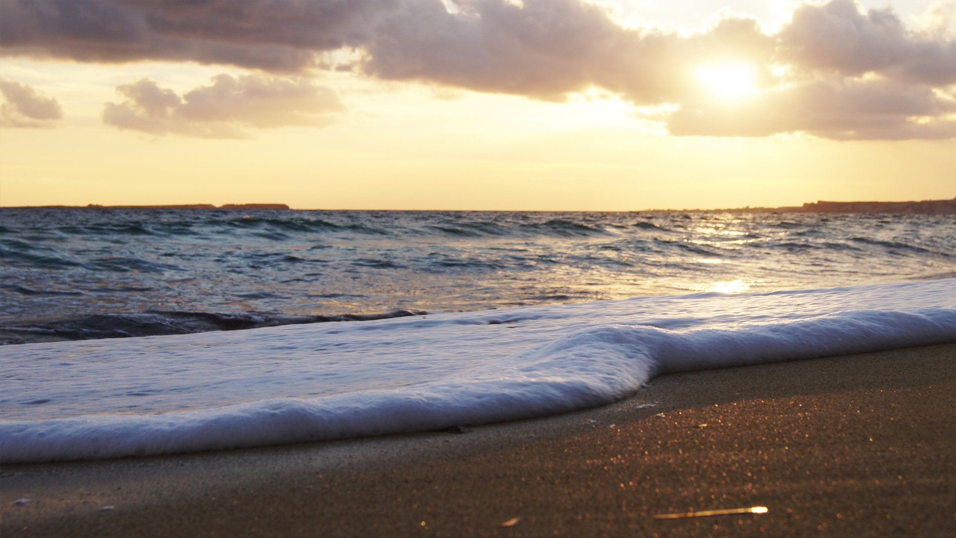 风景,落日余晖,儿童桌面专用