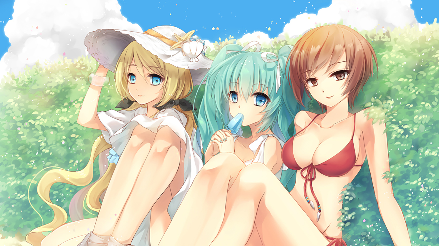 少女,泳装,比基尼