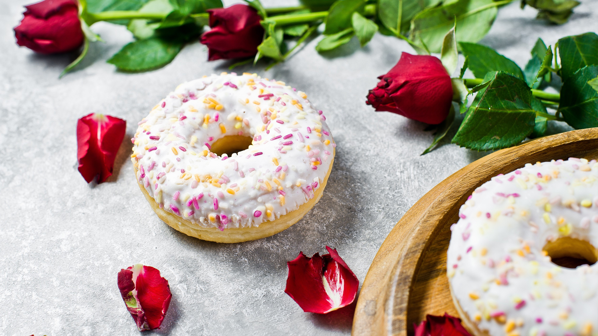 静物写真,甜甜圈