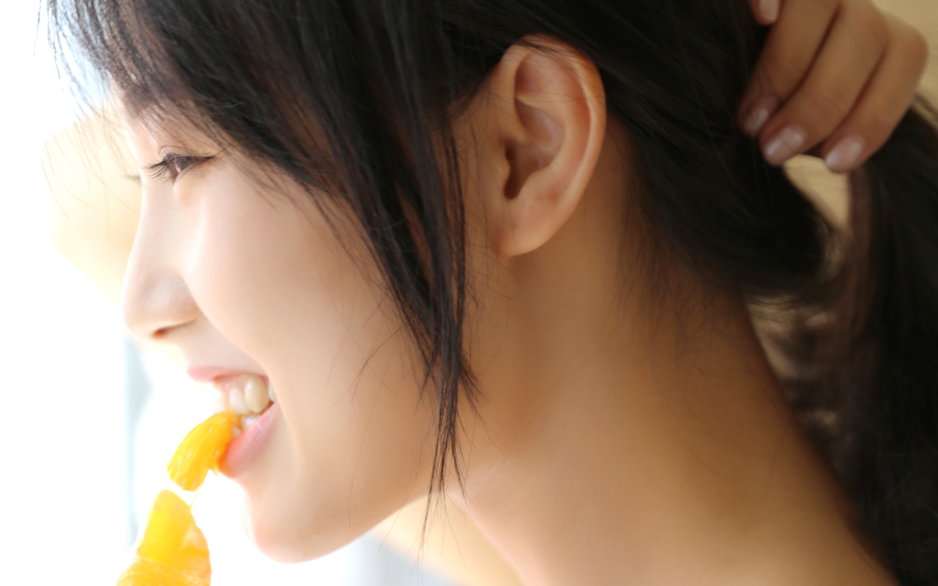 清纯,扎都发,青春,橘子