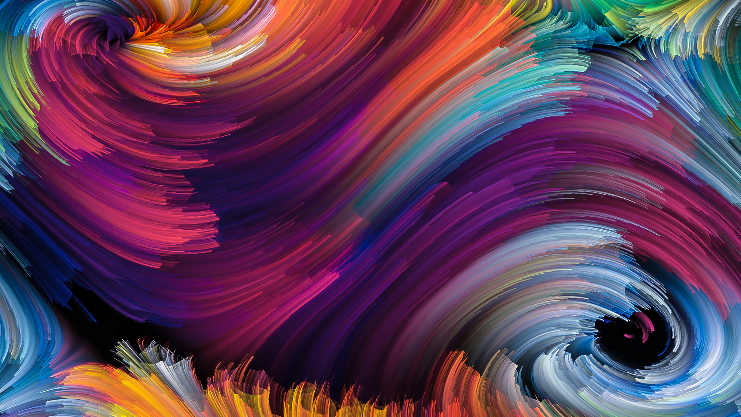 色彩,抽象,旋涡