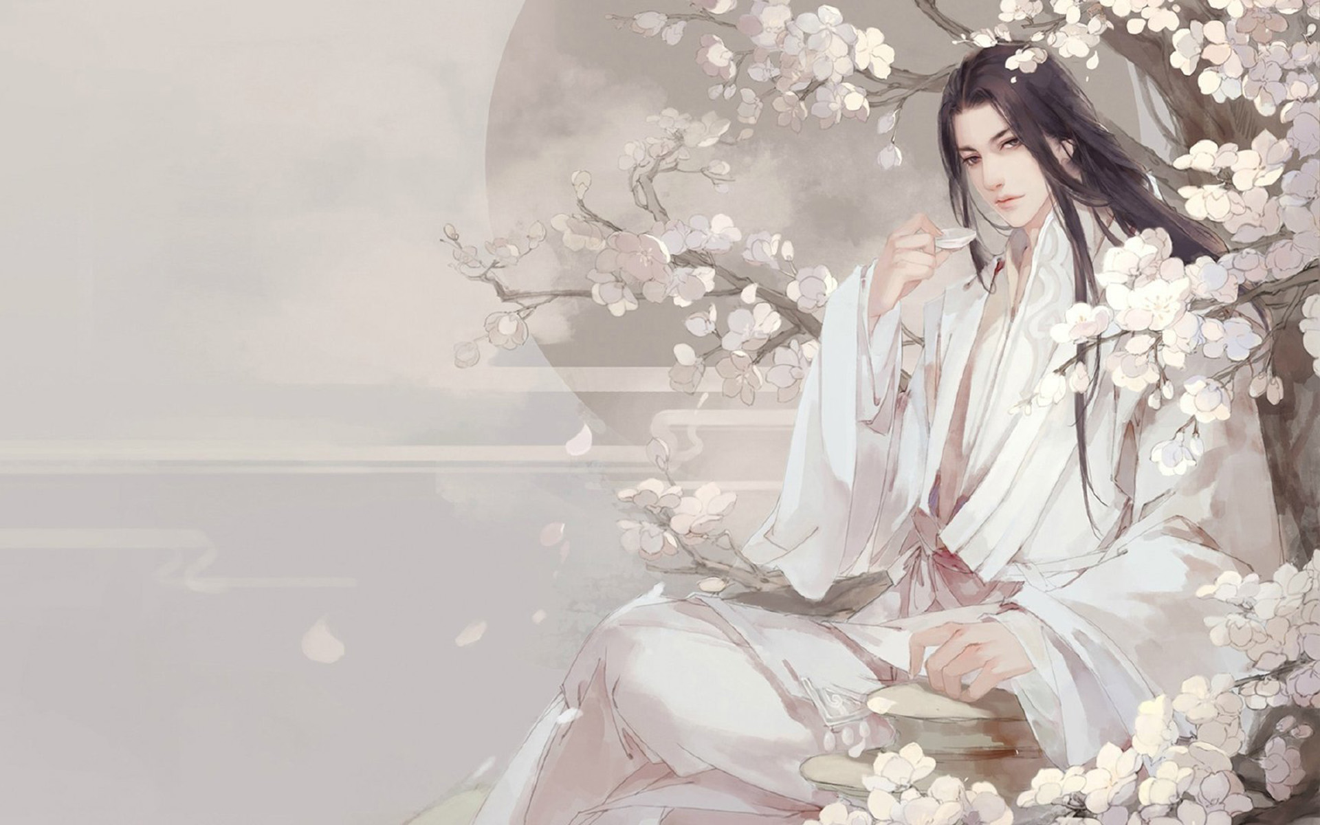 唯美动漫,古风,美男