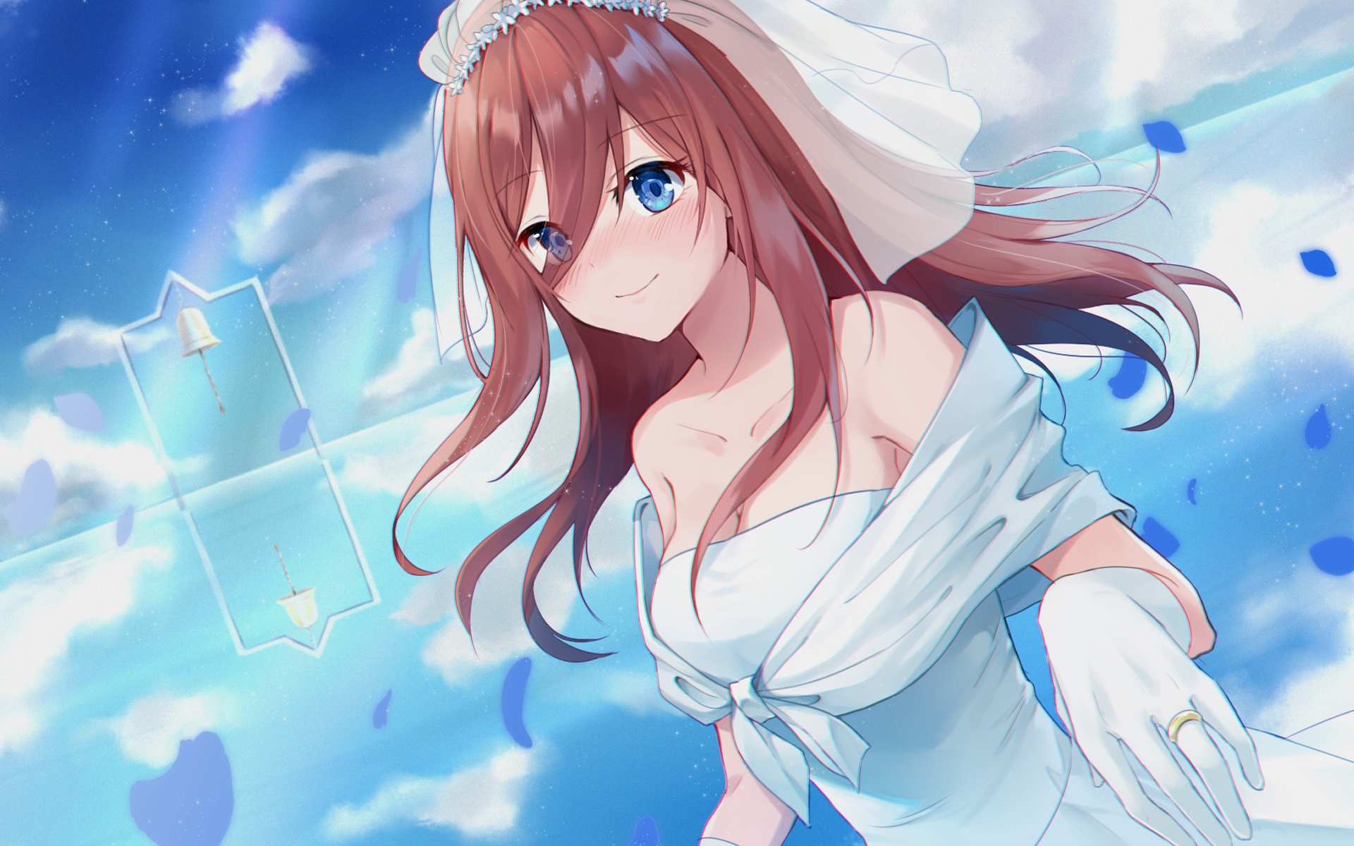 唯美花嫁,少女,插画