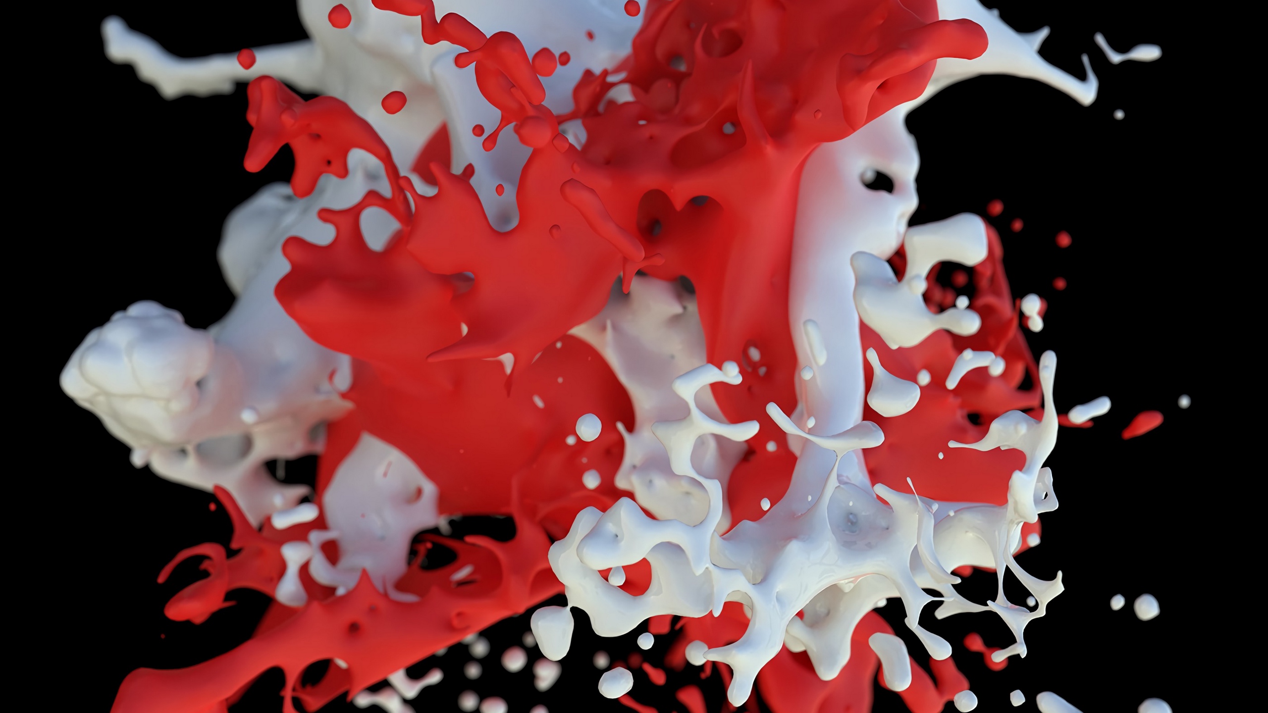 创意,色彩,牛奶