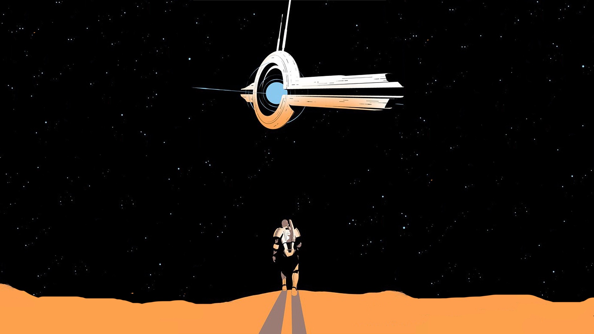 宇宙,飞船,扁平化