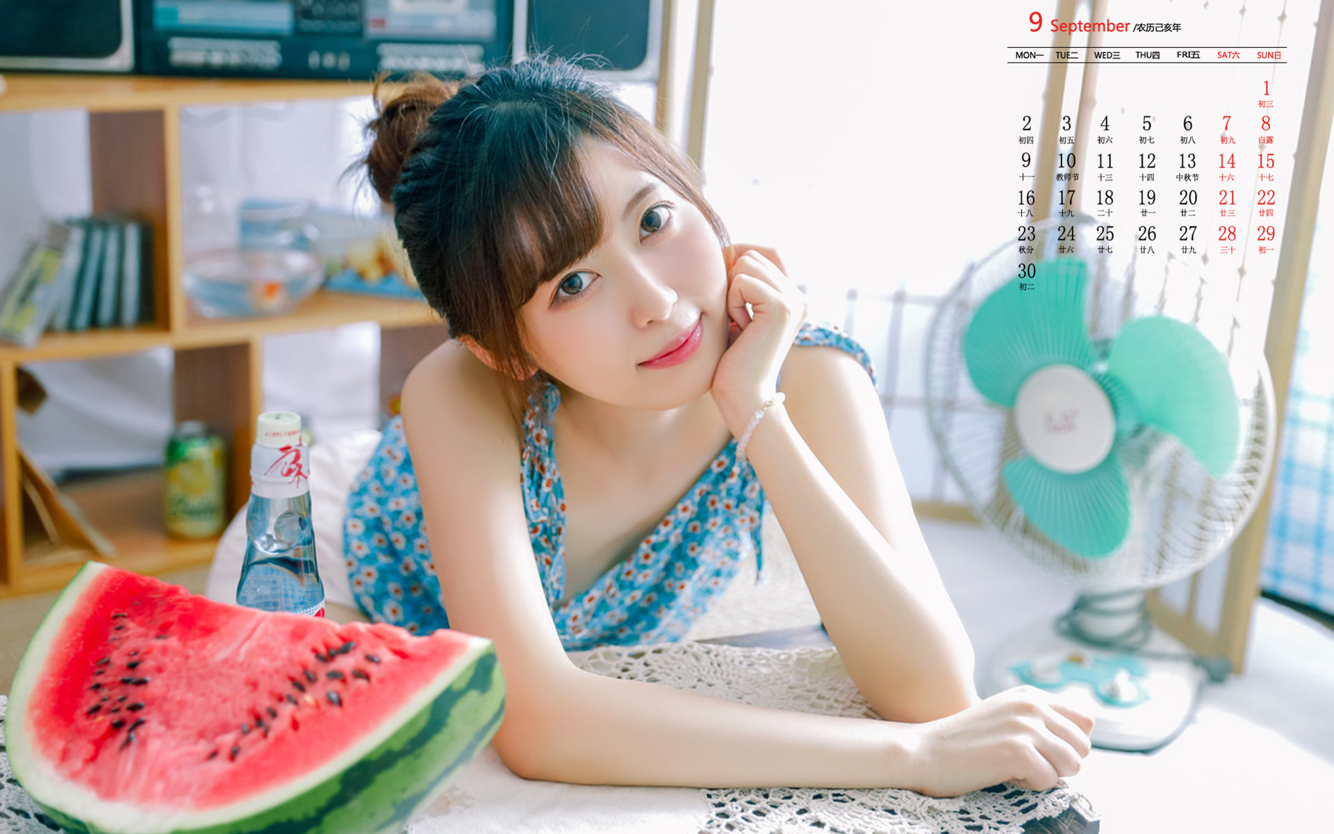 月历壁纸,九月,2019年9月,日历