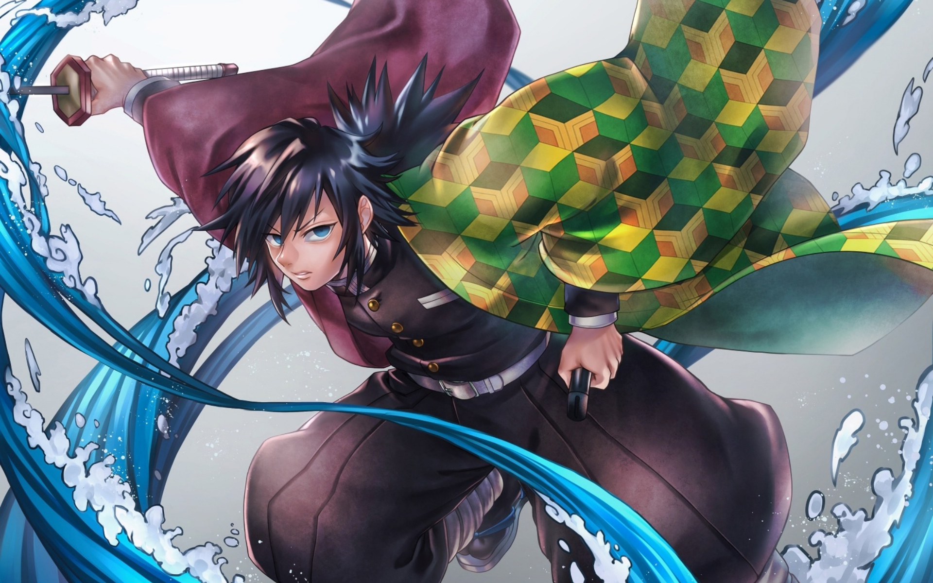 卡通人物,富冈义勇,鬼灭