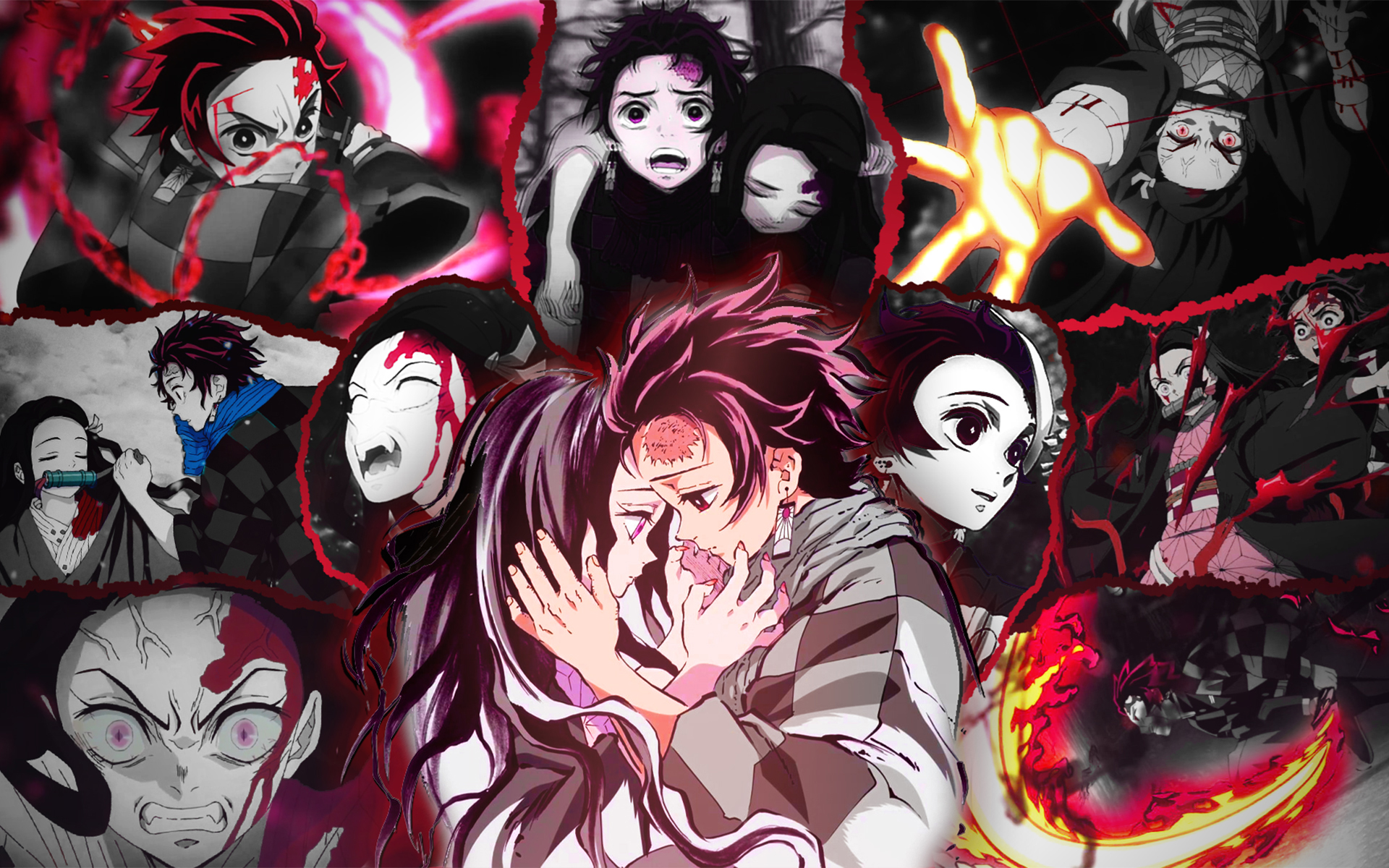 鬼灭之刃,炭治郎,祢豆子