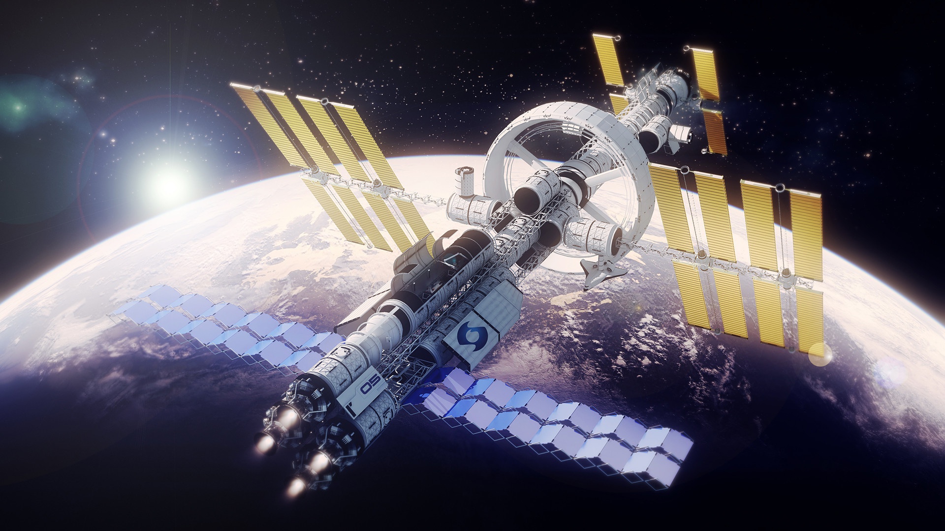 卫星,太空,地球,宇宙