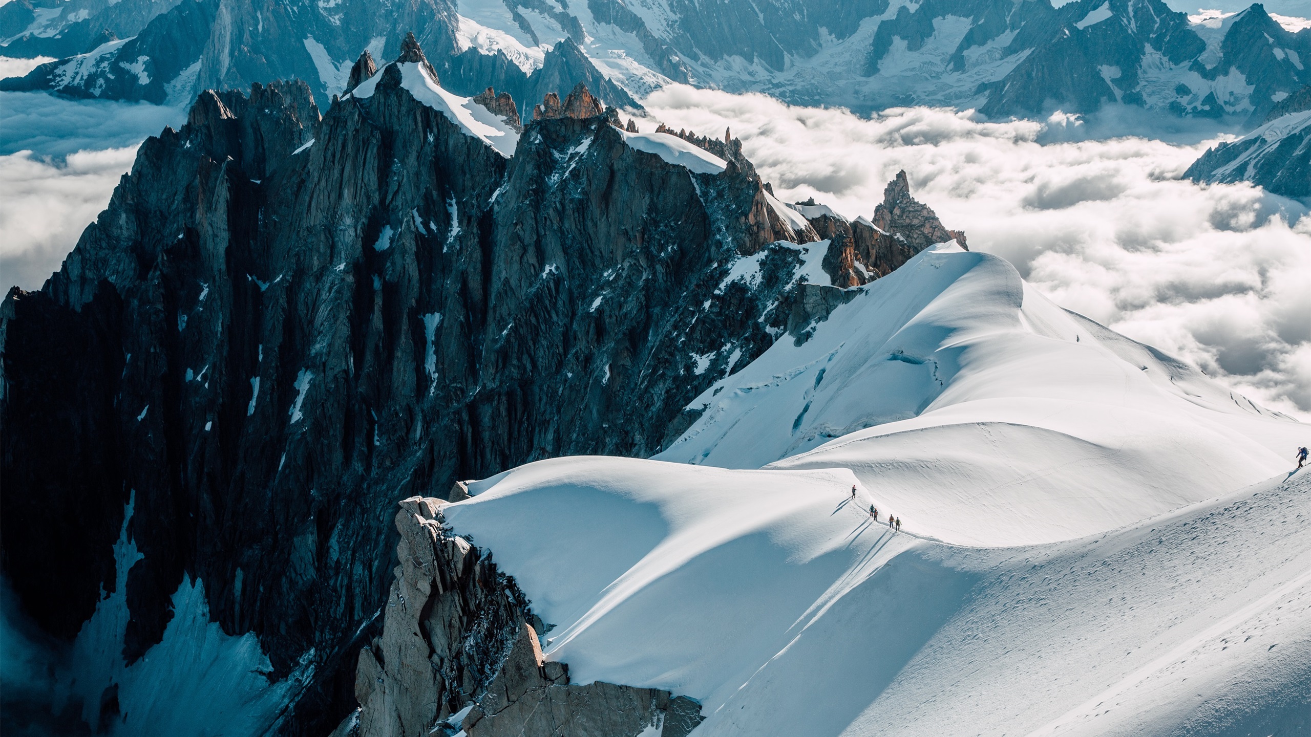 冰天雪地,雪山,寒冷,