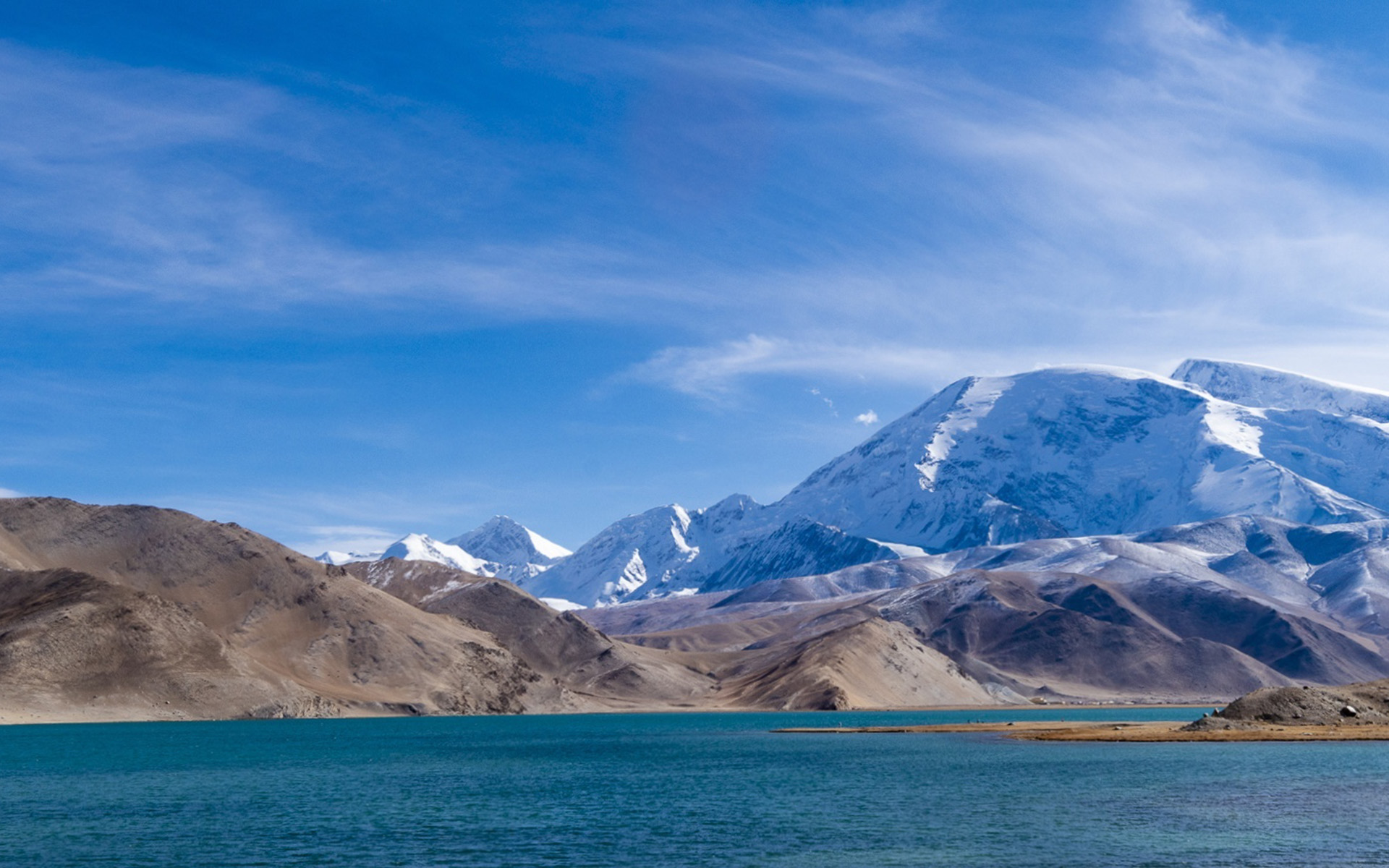 自然风光,雪山,新疆,慕士塔格峰