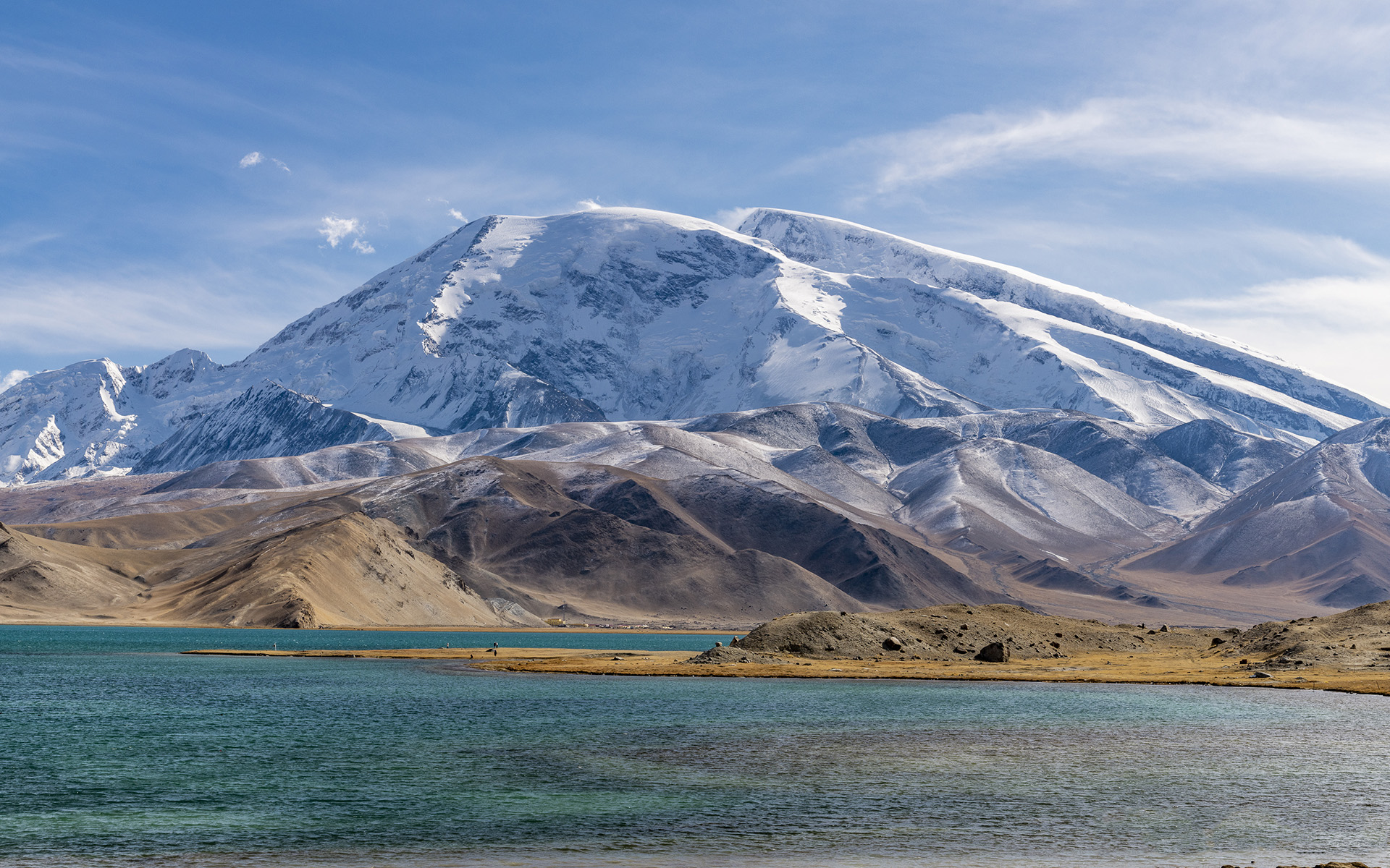 自然风光,雪山,新疆,慕士塔格峰