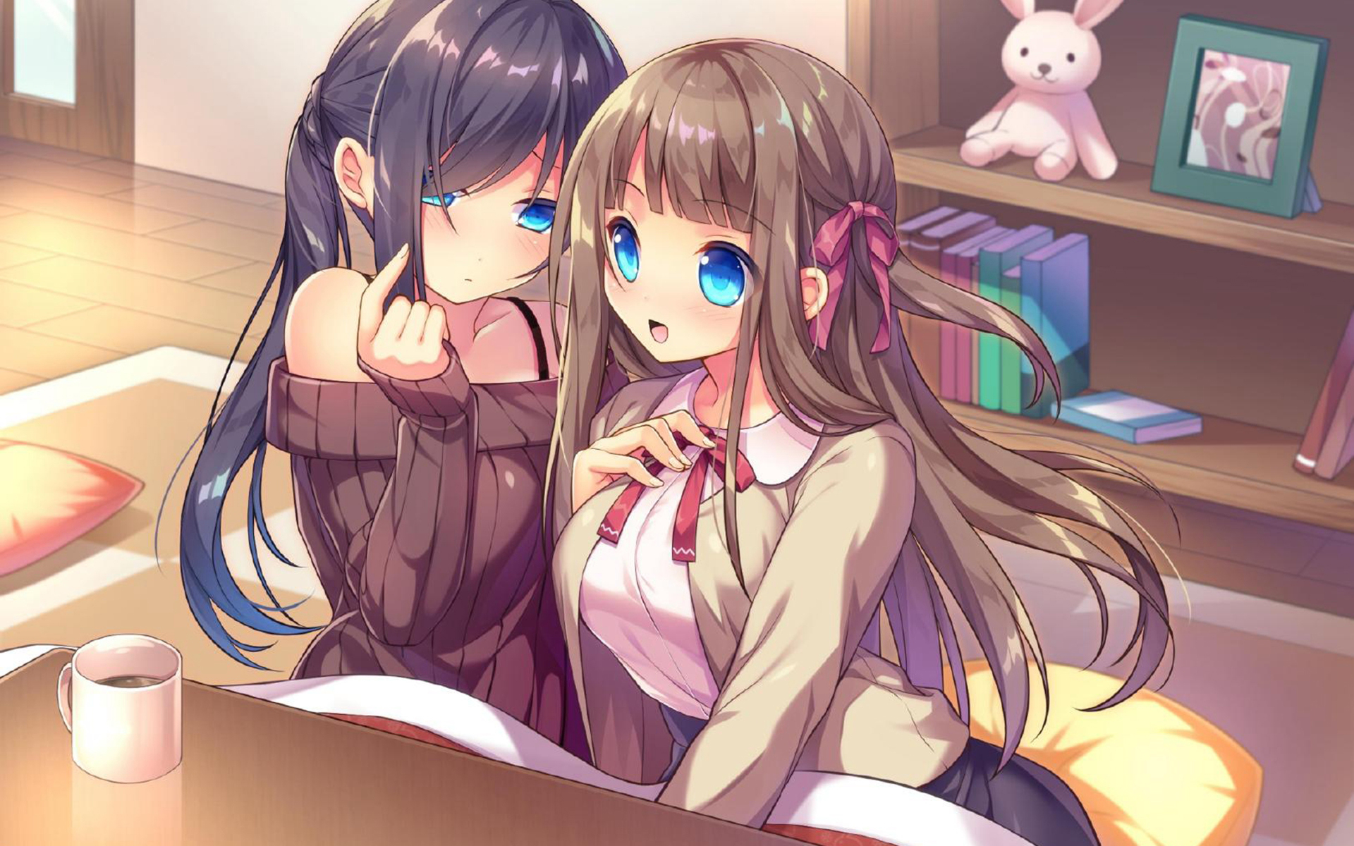 卡通人物,二次元,姊妹