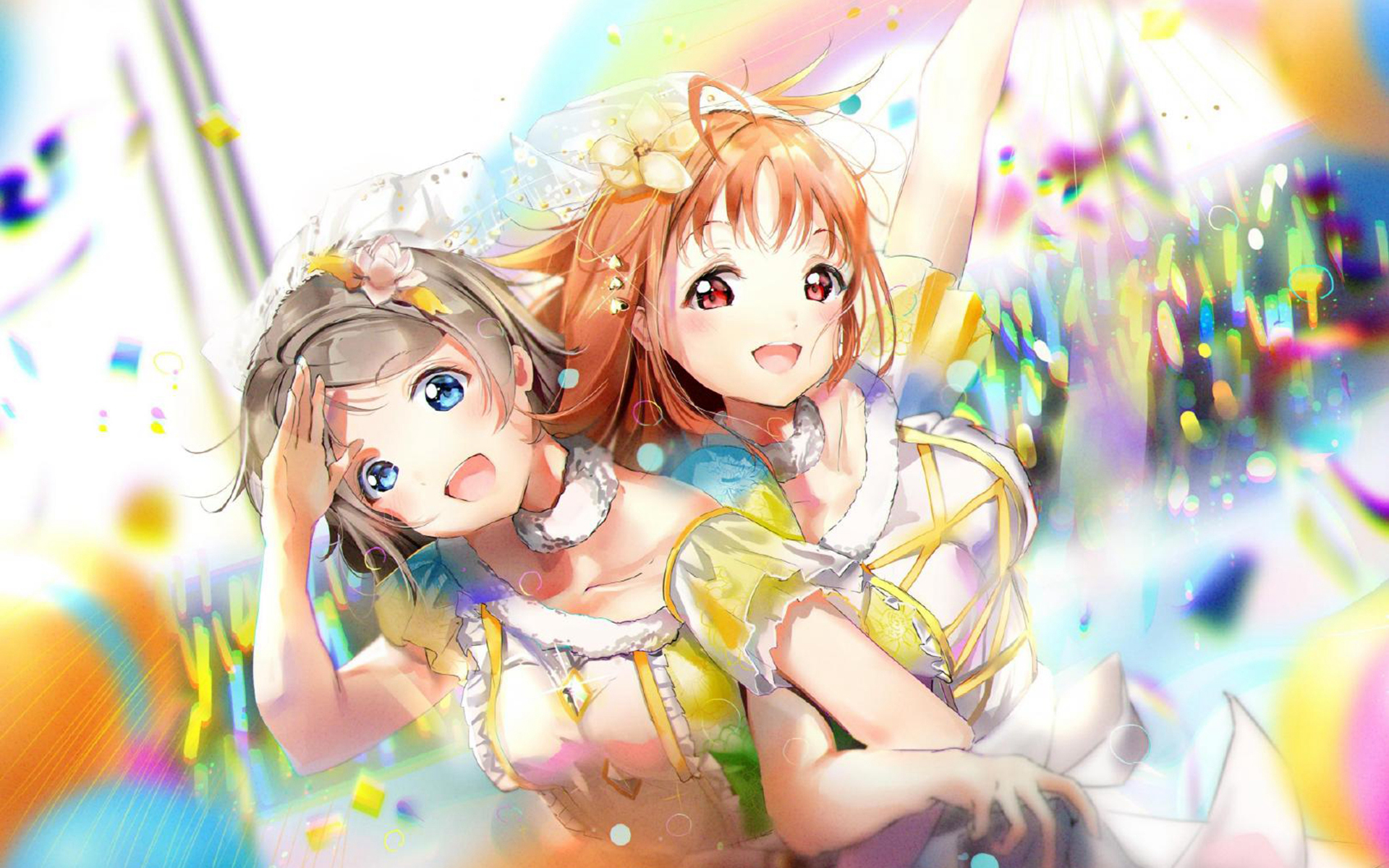 卡通人物,二次元,姐妹