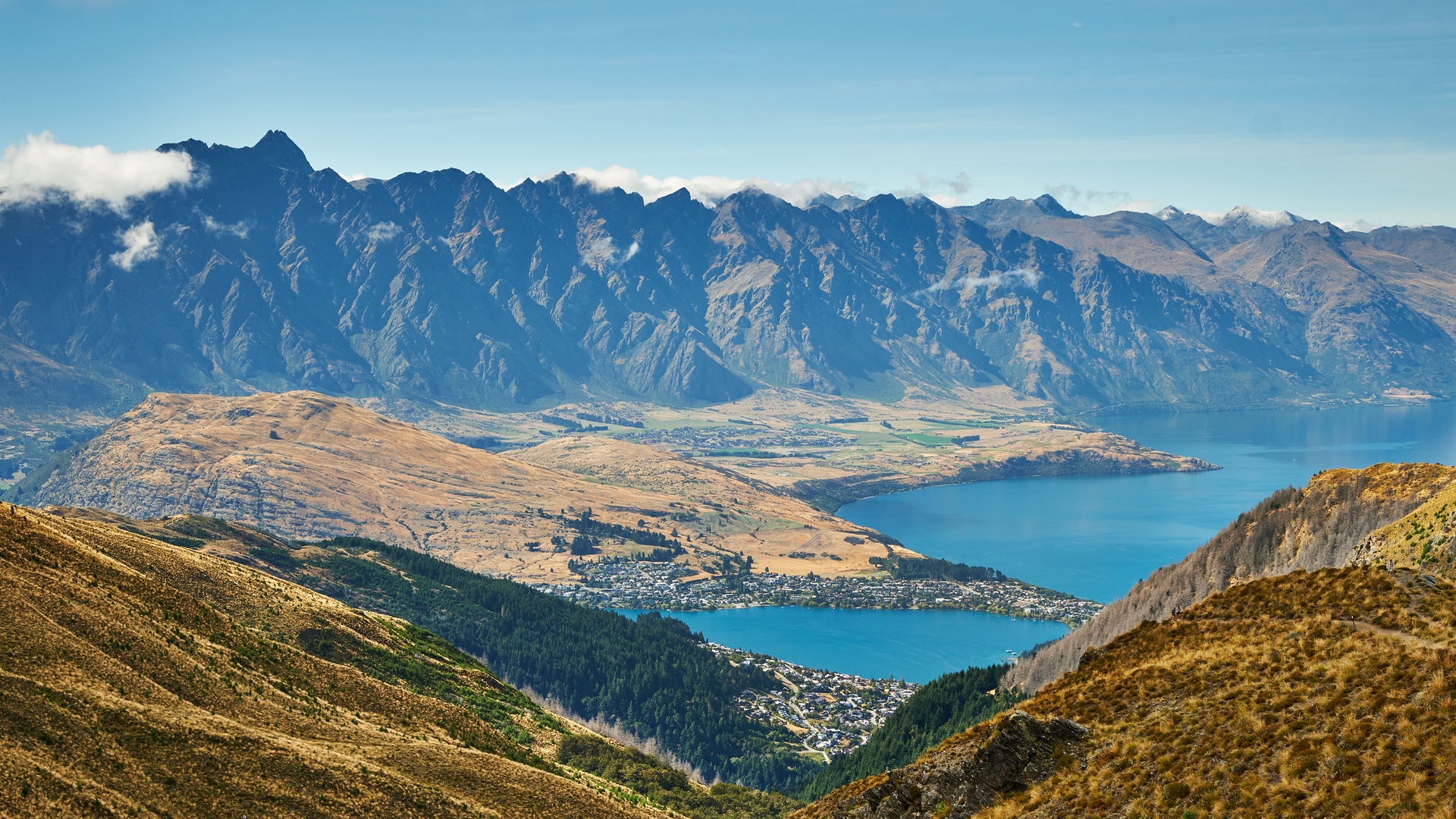 自然风光,峡谷,高山,湖泊