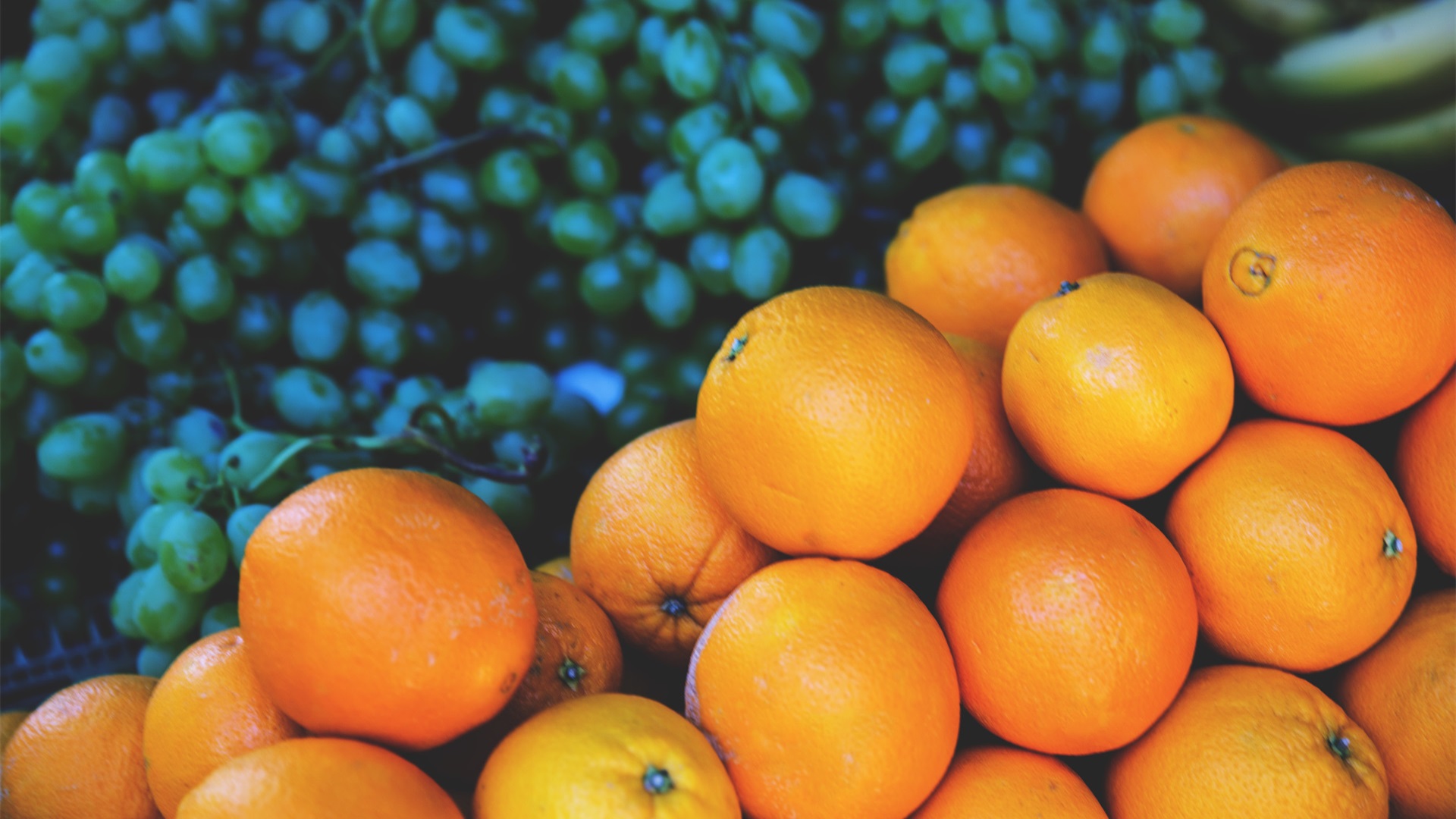 动感水果,橘子,葡萄