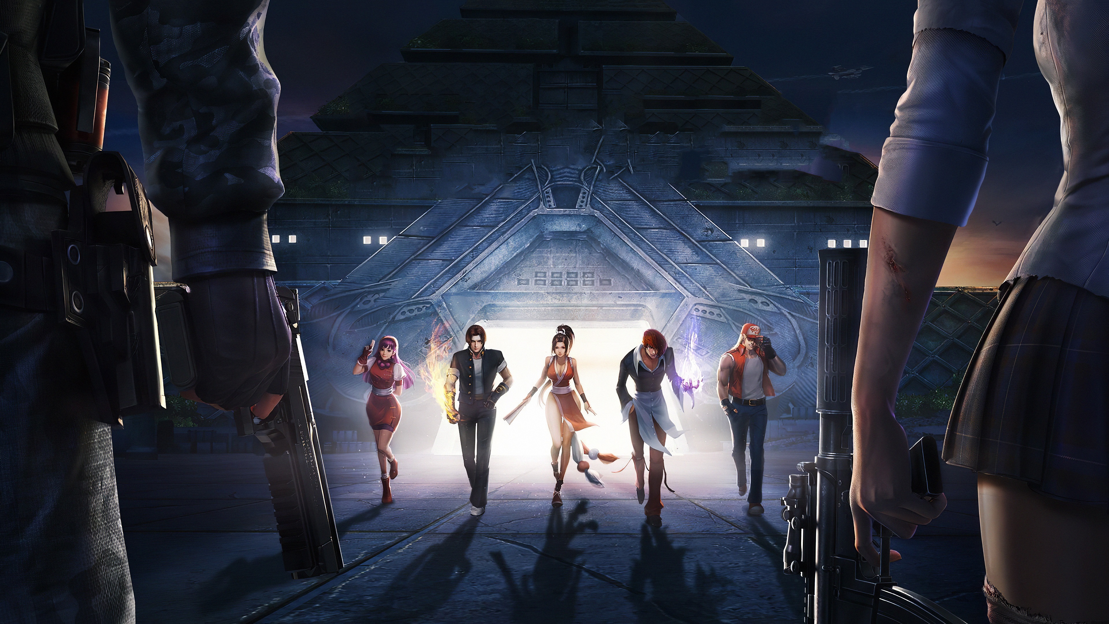 拳皇,草薙京,八神庵,不知火舞,绝地求生