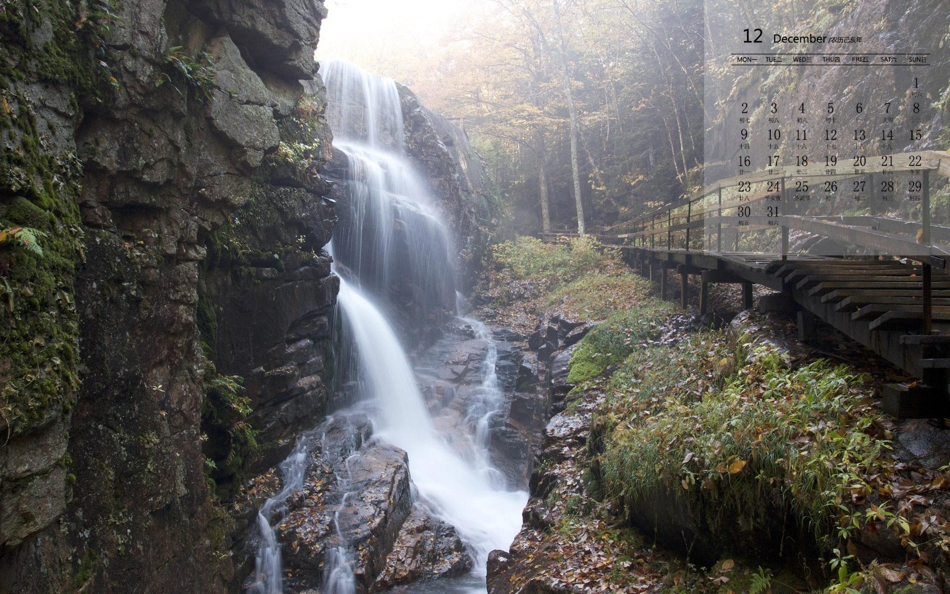 月历,2019年12月,日历