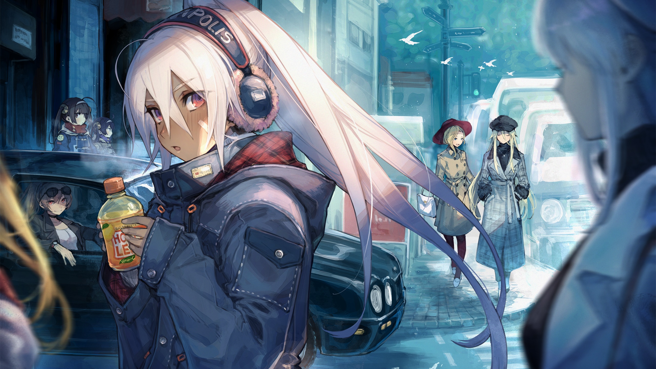 卡通人物,二次元,街道