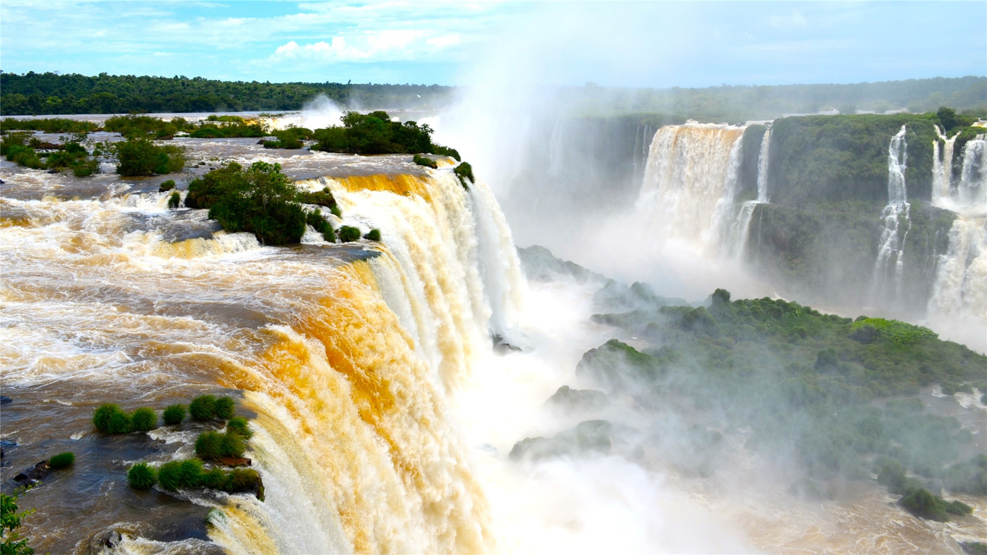 自然风光,伊瓜苏,瀑布