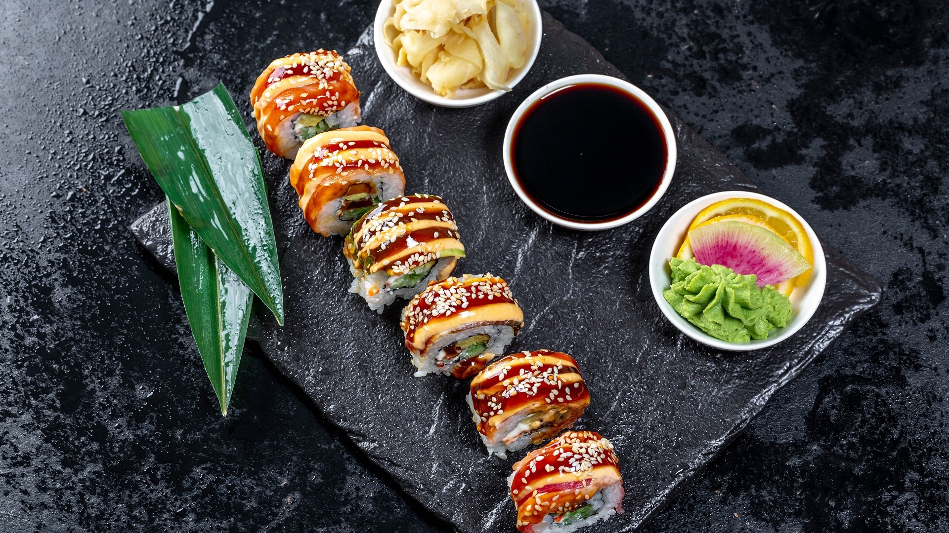 舒缓压力,寿司,鳗鱼,日料