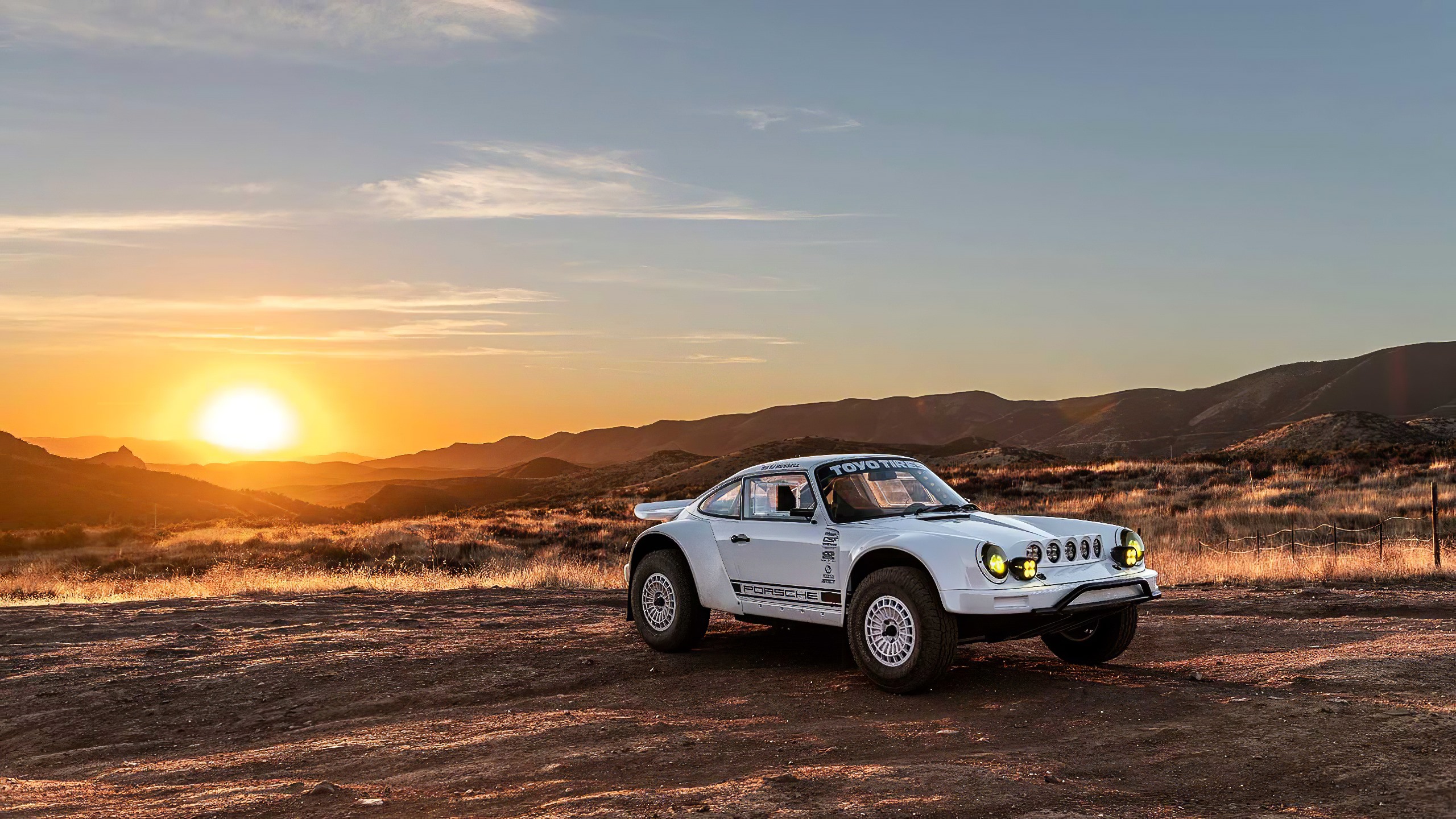 丰田,跑车,赛车,落日