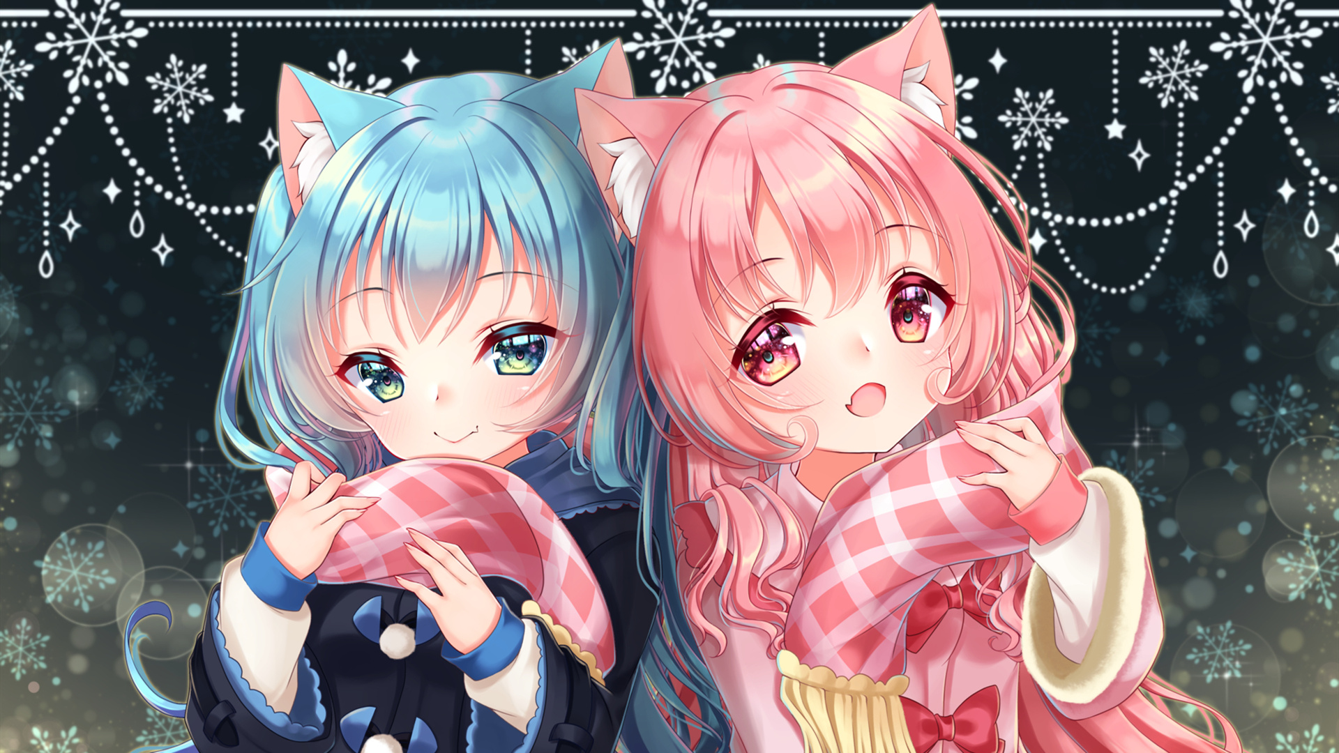 卡通人物,新年,猫耳