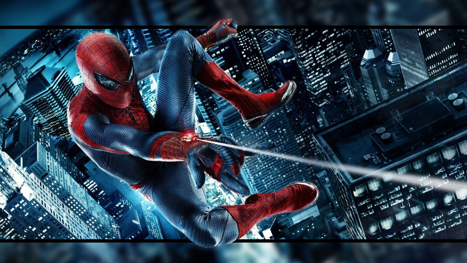 蜘蛛侠,城市,夜景,漫威