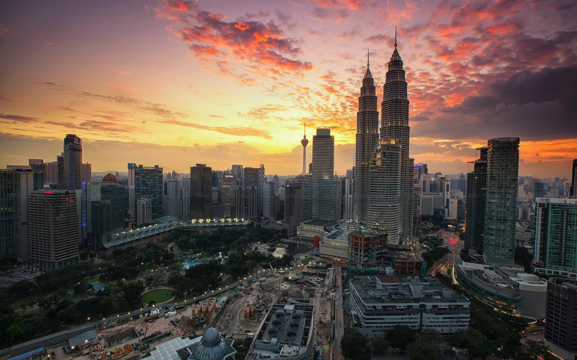 城市夜景,马来西亚,吉隆坡