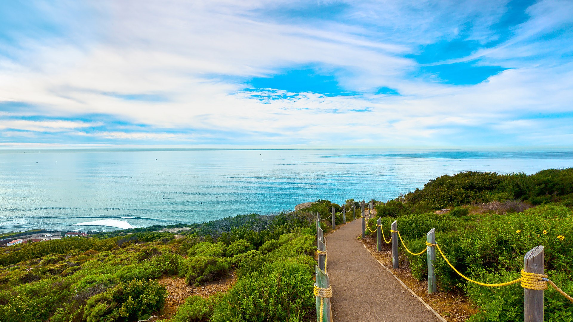 海洋天堂,海岸,白云