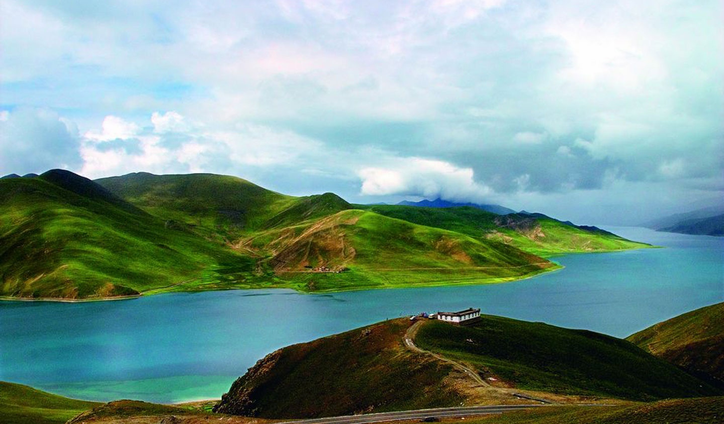 风景,蓝天白云,湖泊,儿童桌面专用