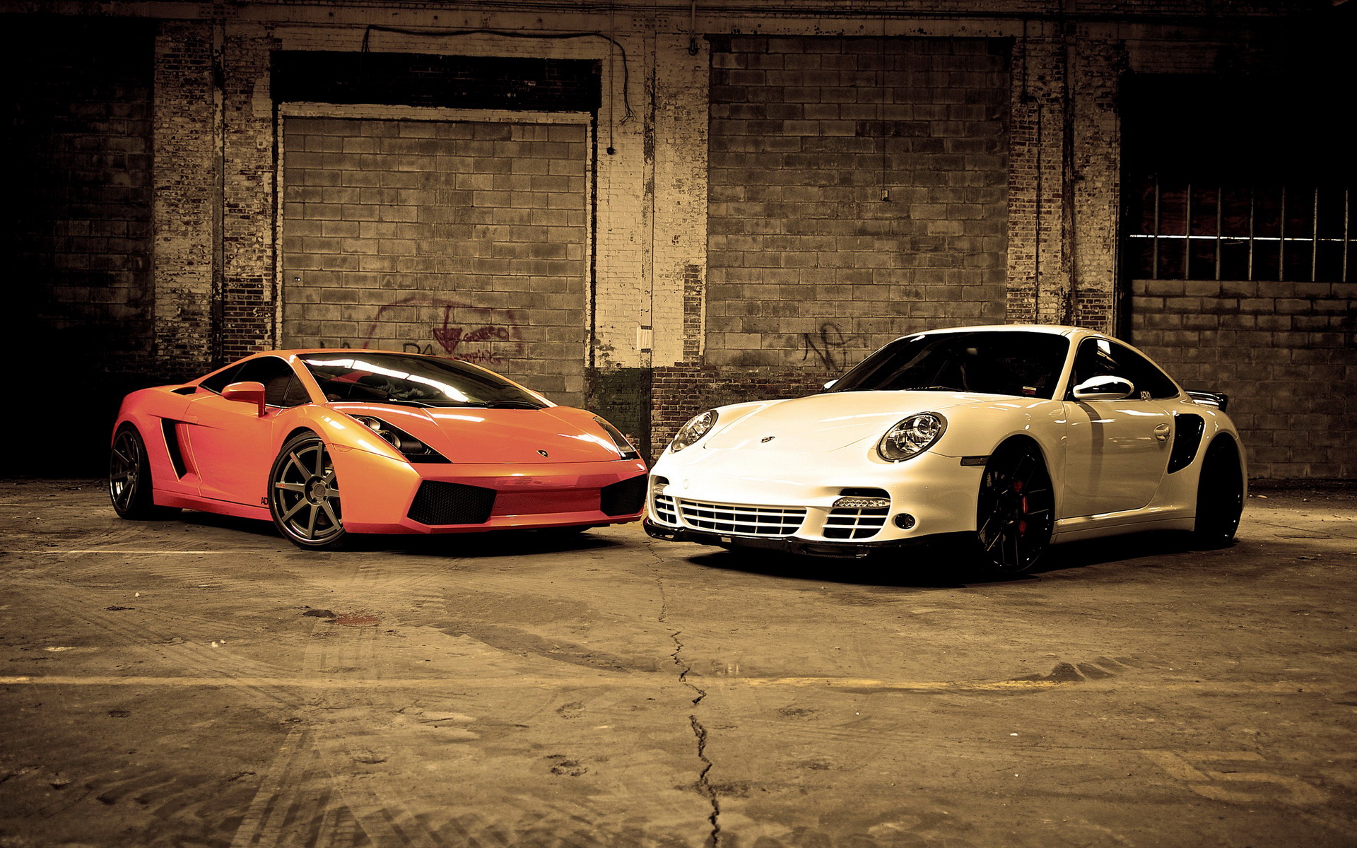 汽车,超跑,橘黄色,白色,创意,非主流,儿童桌面专用