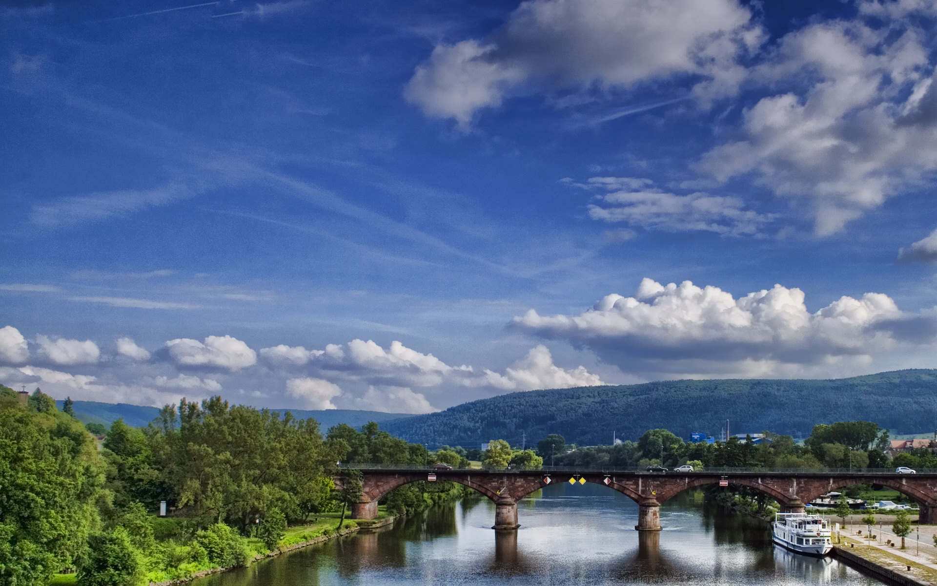 建筑,跨海大桥,气势宏伟,儿童桌面专用