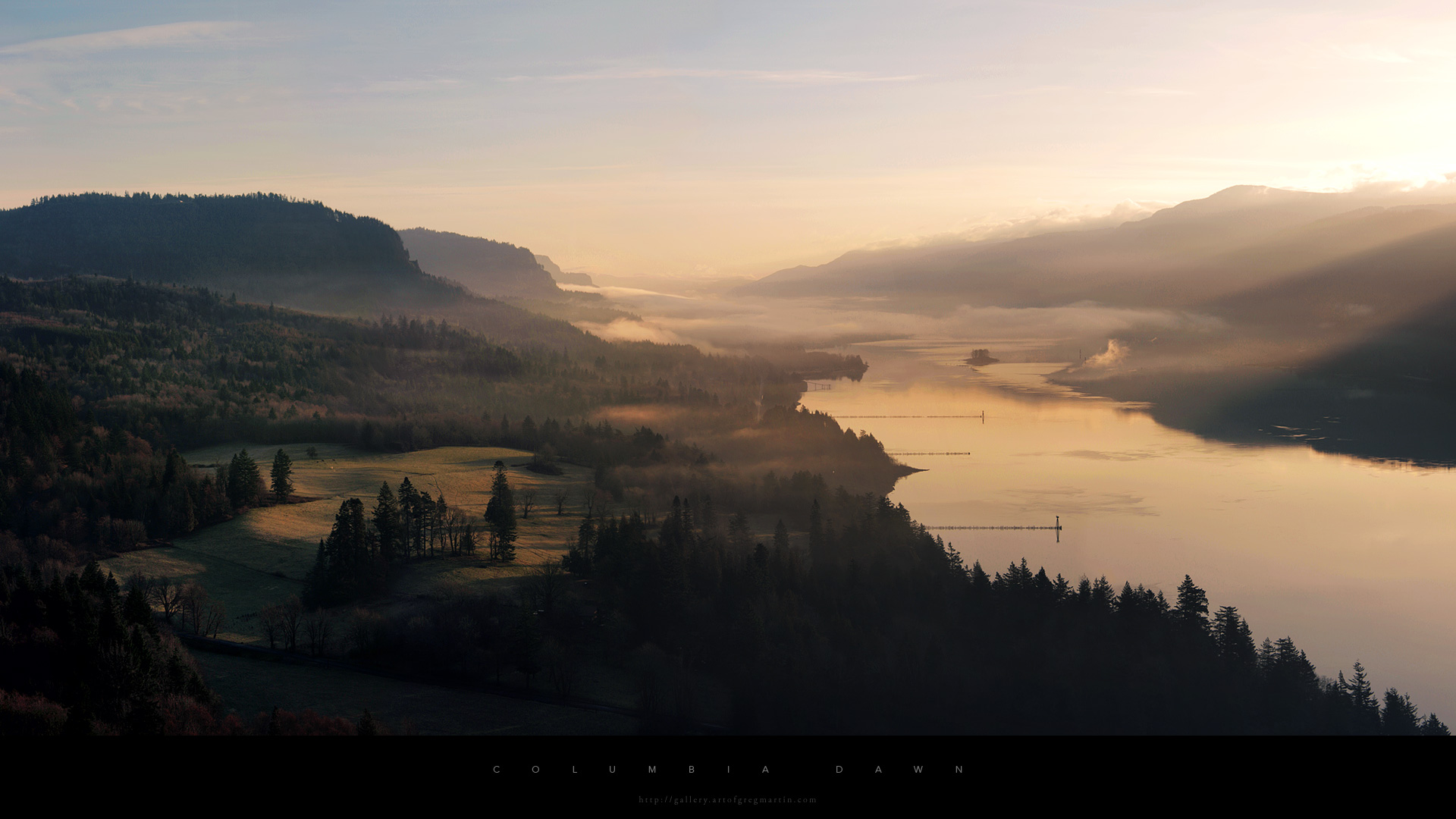 风景,落日余晖,儿童桌面专用