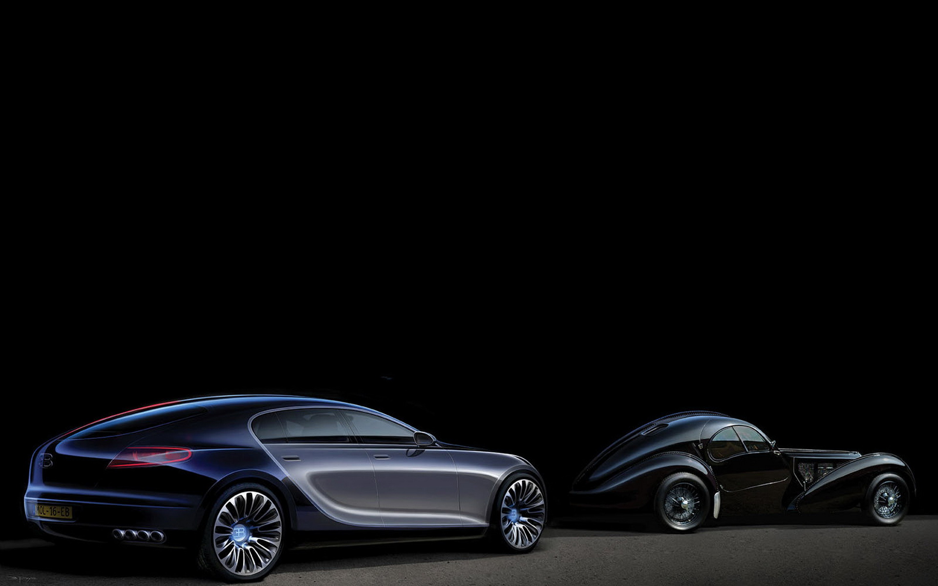 汽车,超跑,概念车,黑色,布嘉迪,Galibier,儿童桌面专用