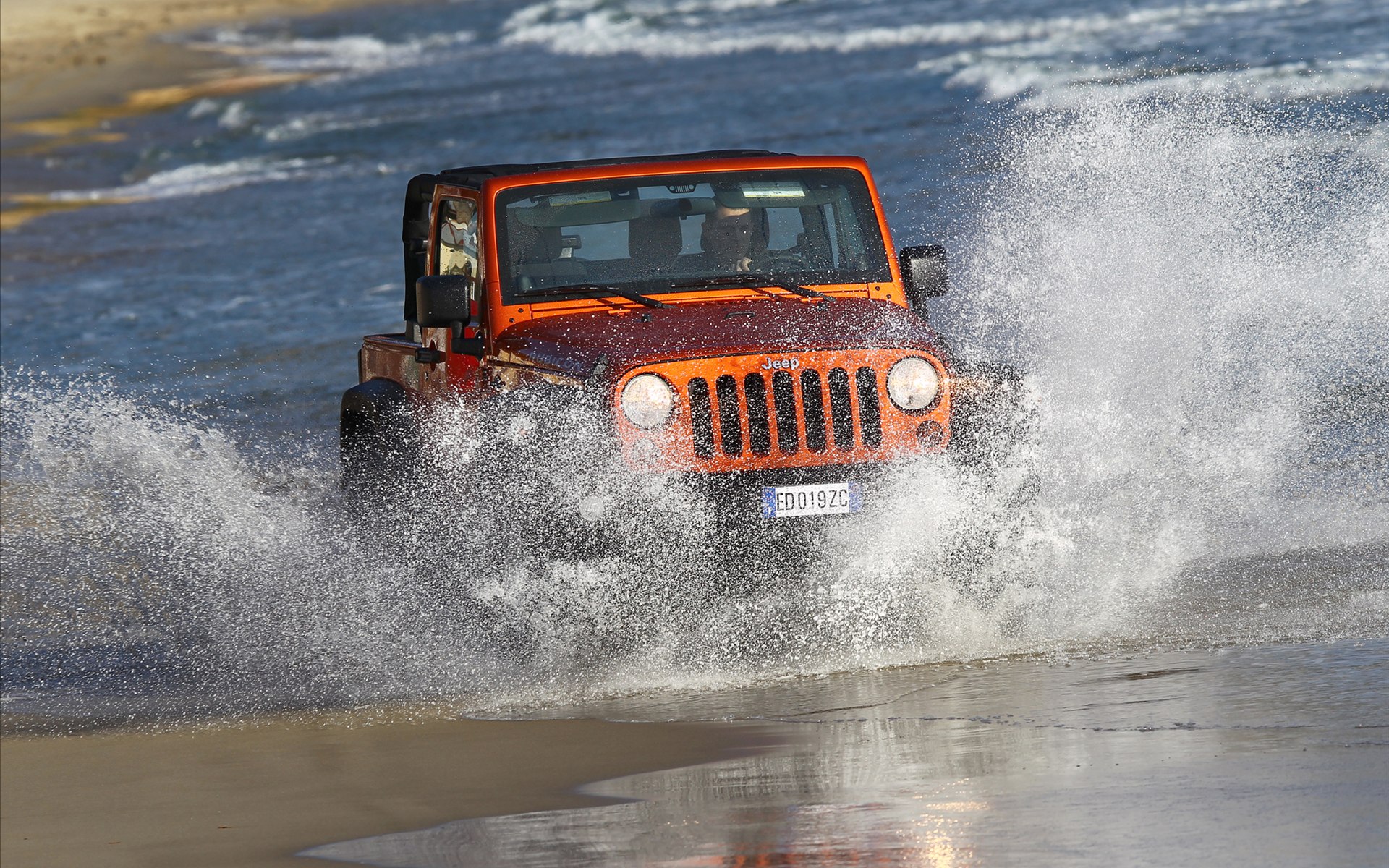 汽车,越野,红色,JEEP,吉普,Mahindra,Thar,儿童桌面专用