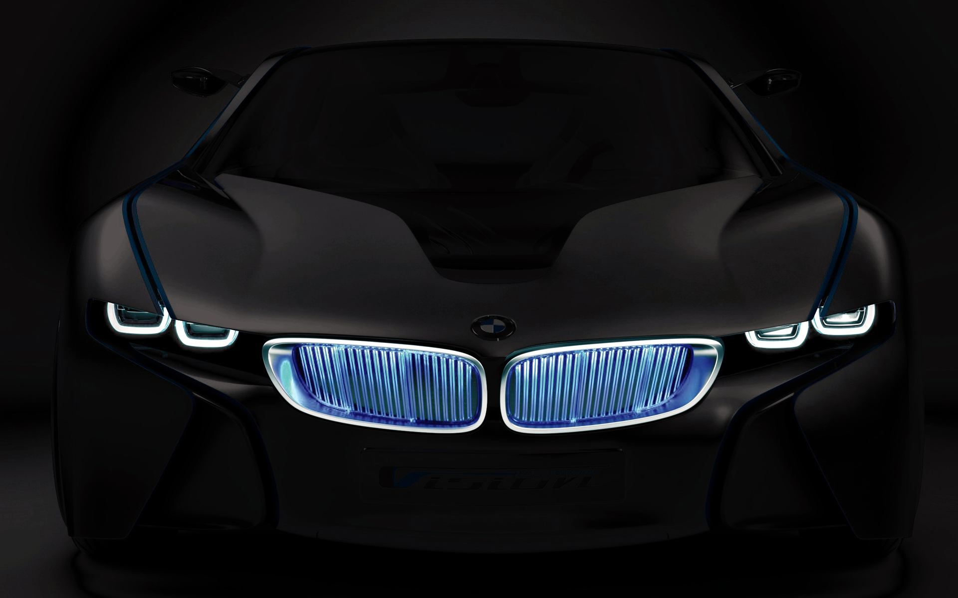 汽车,超跑,黑色,宝马,I8,酷黑,儿童桌面专用