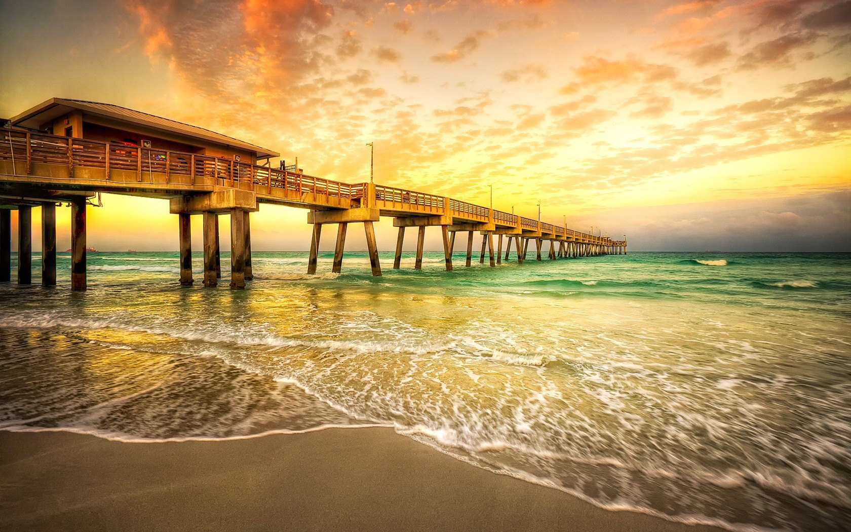 风景,落日余晖,儿童桌面专用