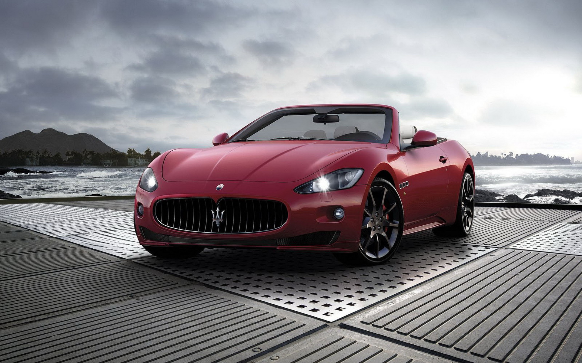 汽车,超跑,红色,玛莎拉蒂,GranCabrio,Sport,儿童桌面专用