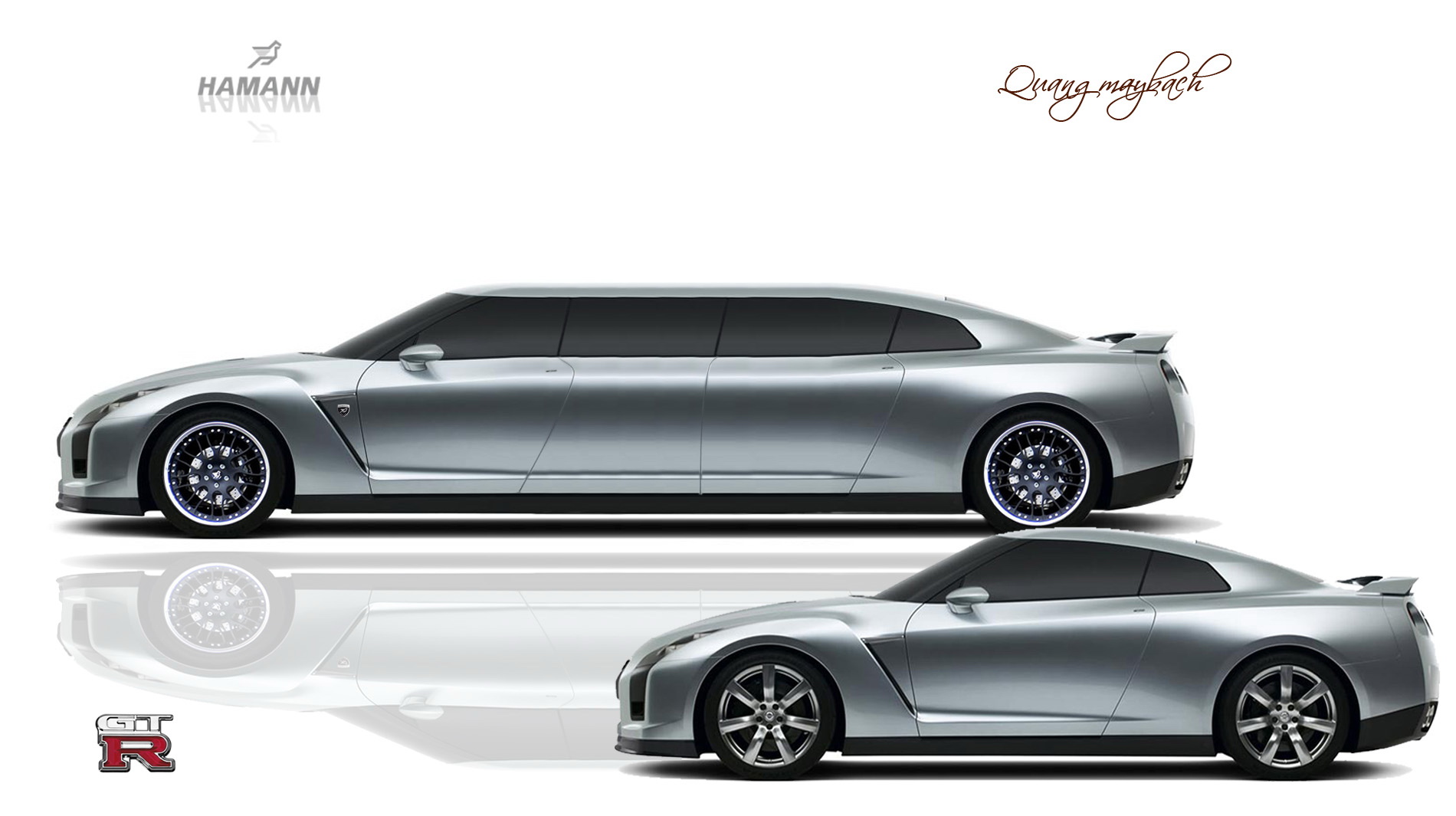 汽车,商务车,GTR,银色,日产,儿童桌面专用