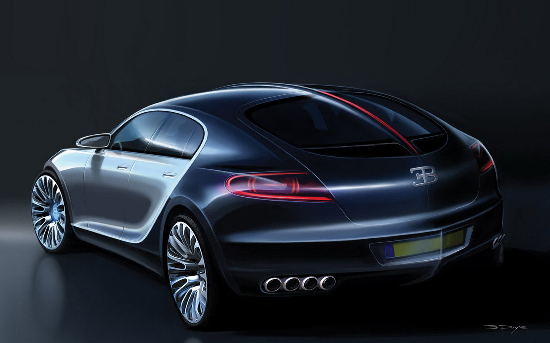 汽车,超跑,概念车,黑色,布加迪,Galibier,16c,儿童桌面专用